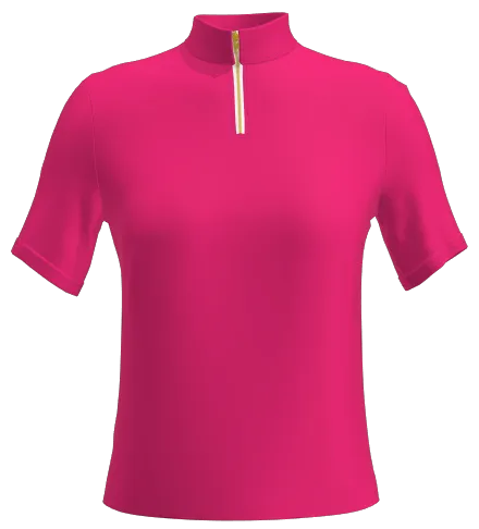 AB SPORT Women's Golf Top GP07-ROSA