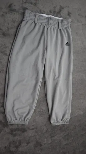 Adidas Boys Aero Ready Activewear Sports Jogger Pants High Rise Gray Size XS