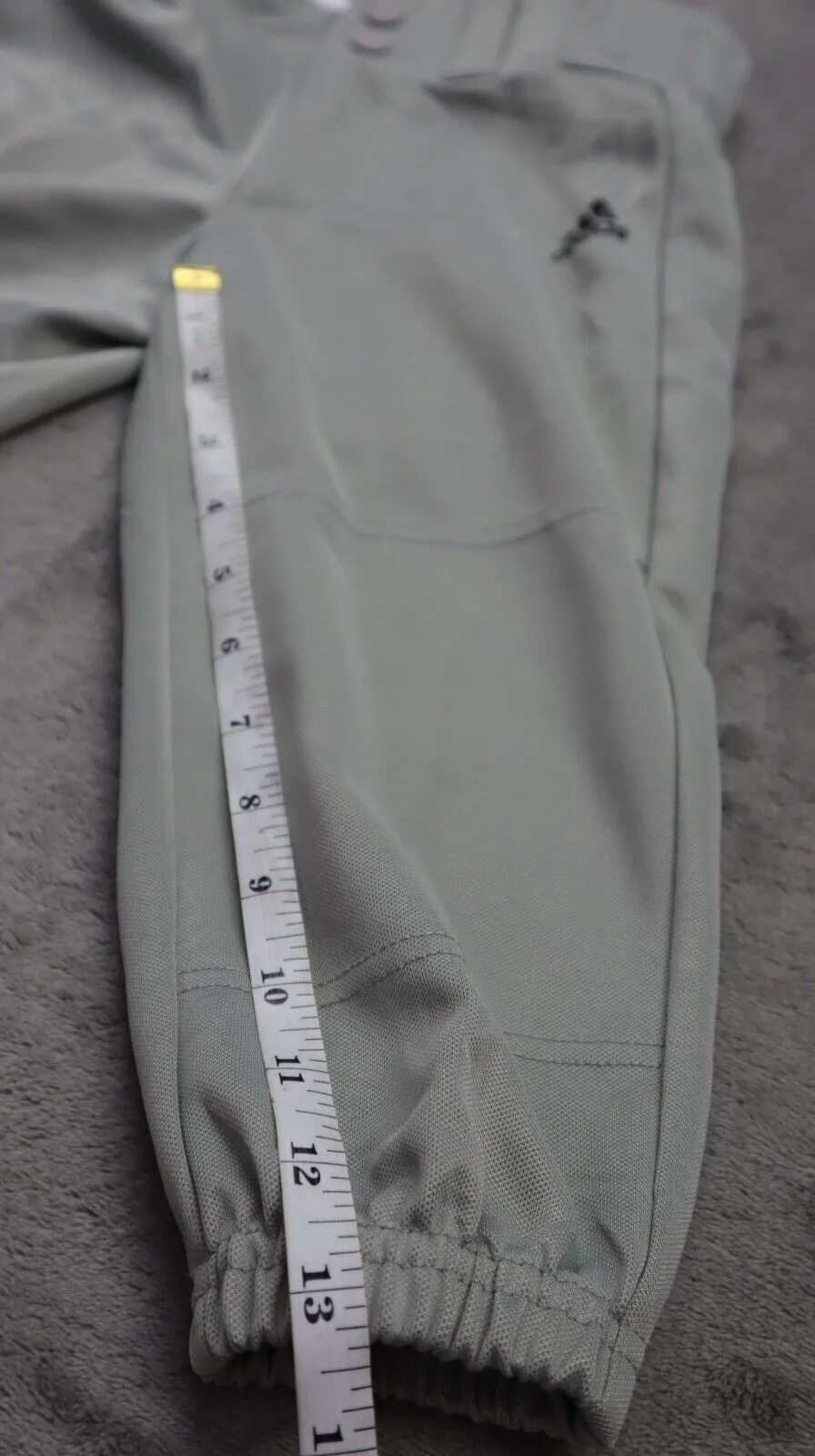Adidas Boys Climalite Activewear Sports Jogger Pants High Rise Gray Size XXS