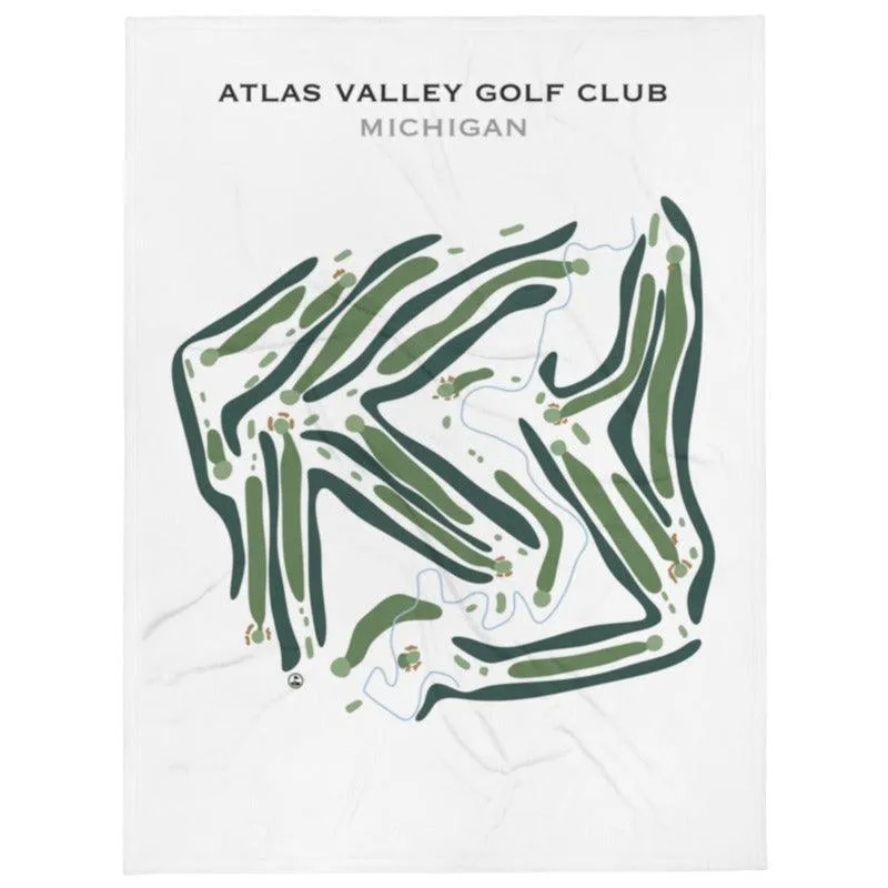 Atlas Valley Golf Club, Michigan - Printed Golf Courses