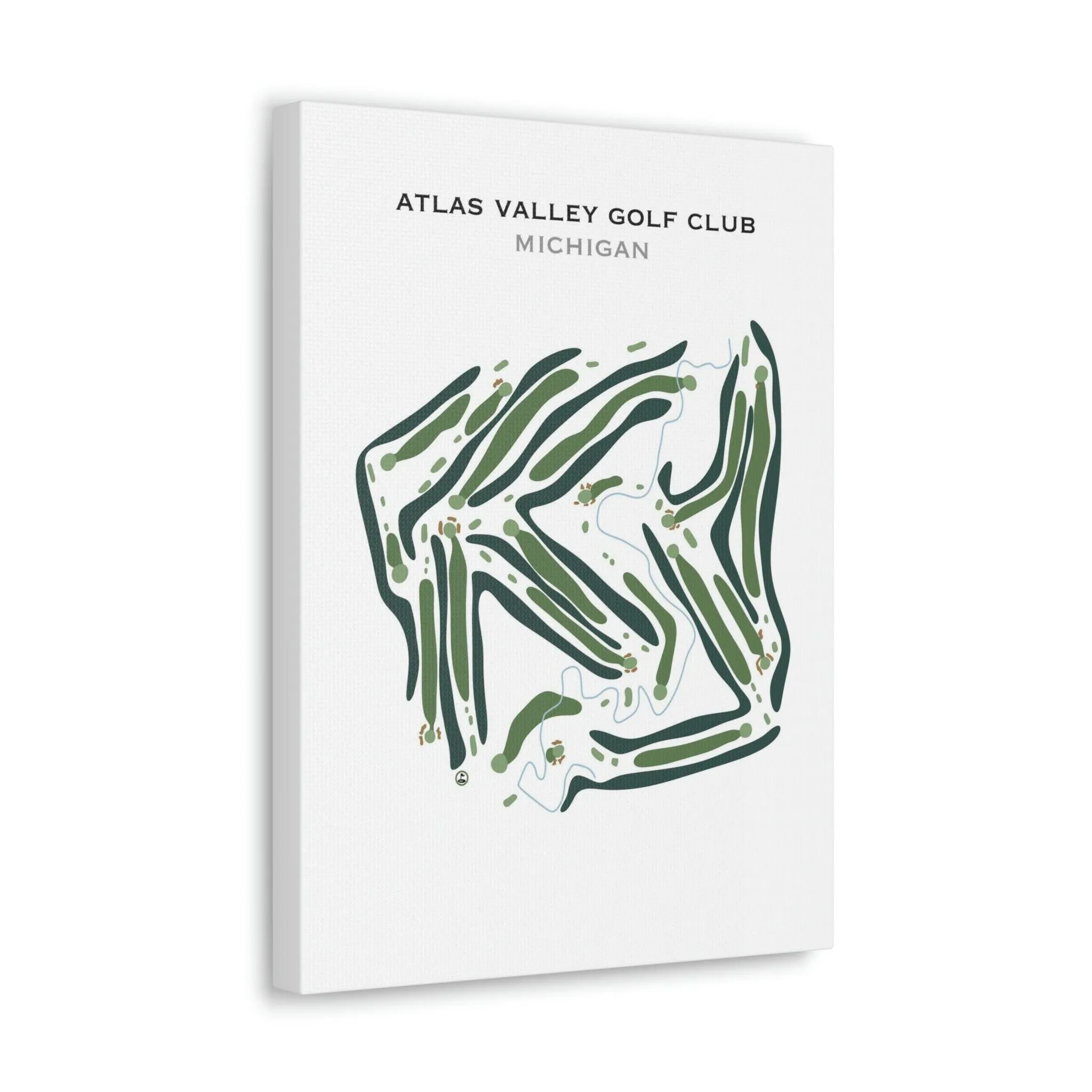 Atlas Valley Golf Club, Michigan - Printed Golf Courses