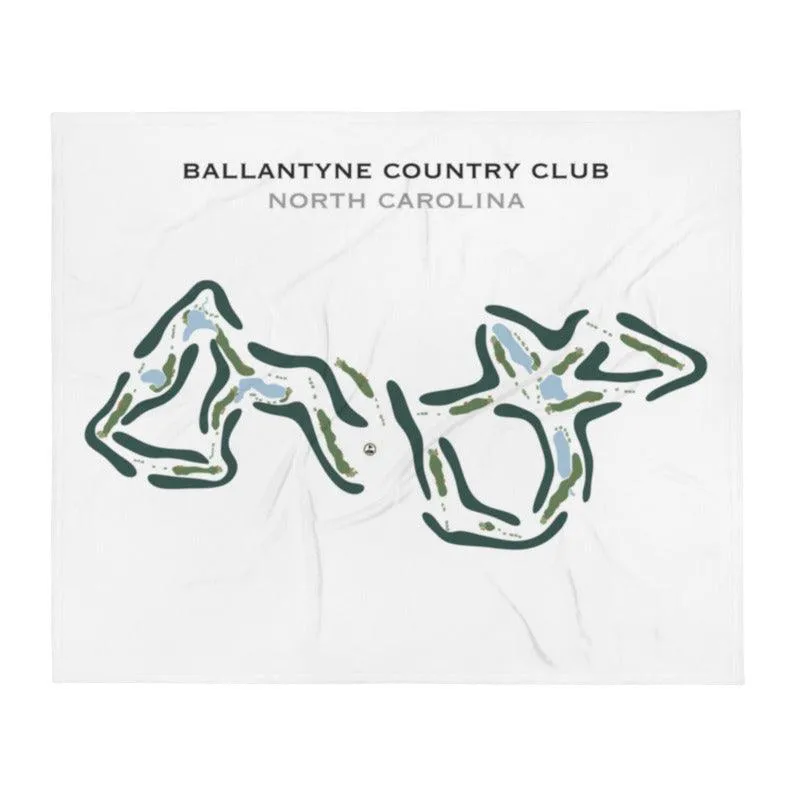 Ballantyne Country Club, North Carolina - Printed Golf Course