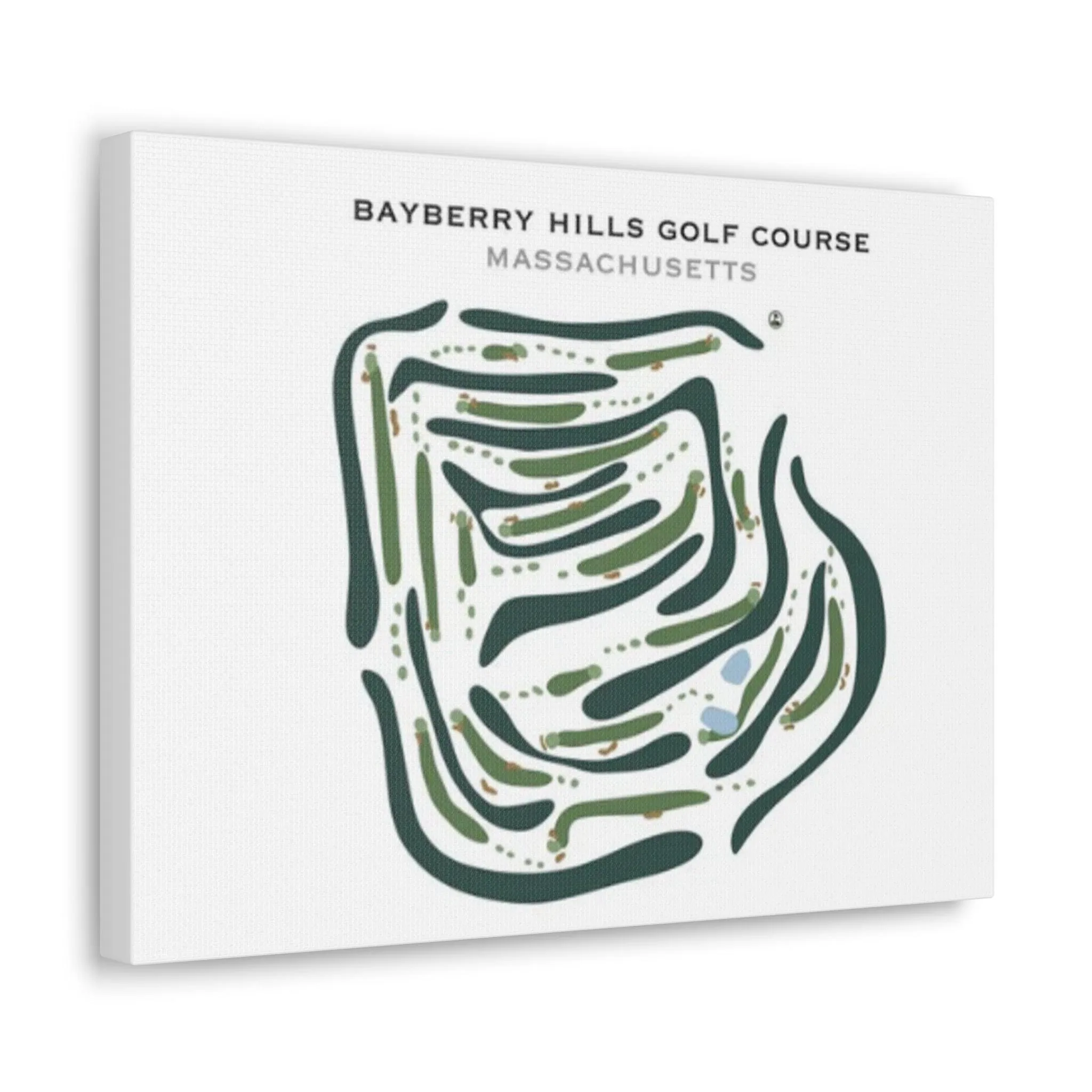 Bayberry Hills Golf Course, Massachusetts - Printed Golf Courses