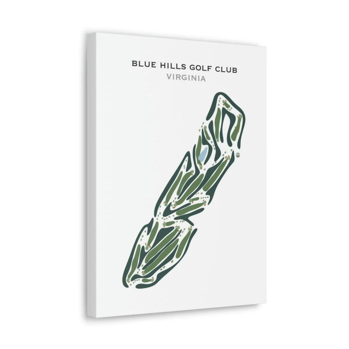 Blue Hills Golf Club, Virginia - Printed Golf Courses