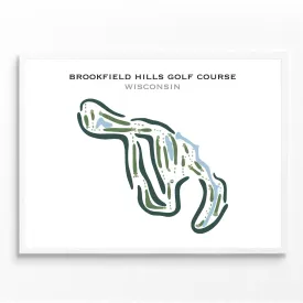 Brookfield Hills Golf Course, Wisconsin - Printed Golf Courses