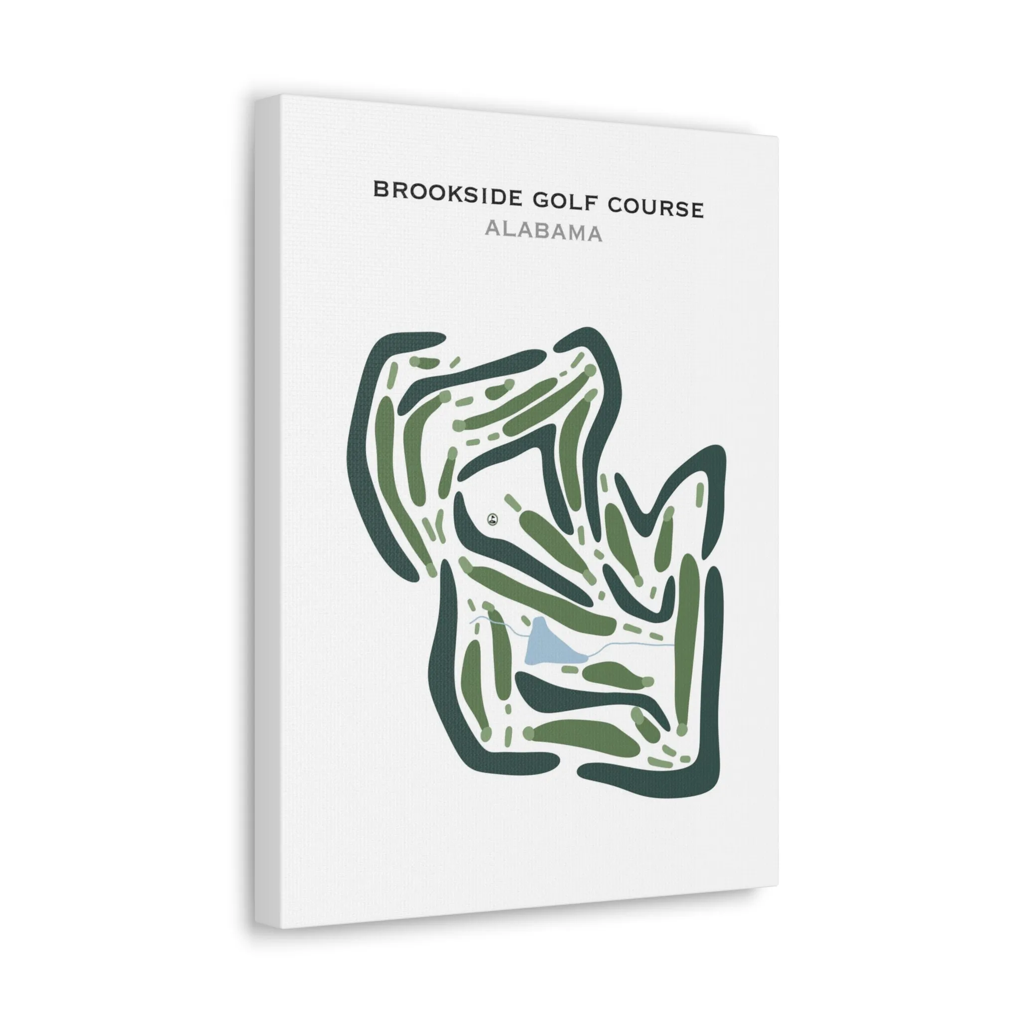 Brookside Golf Course, Alabama - Printed Golf Course