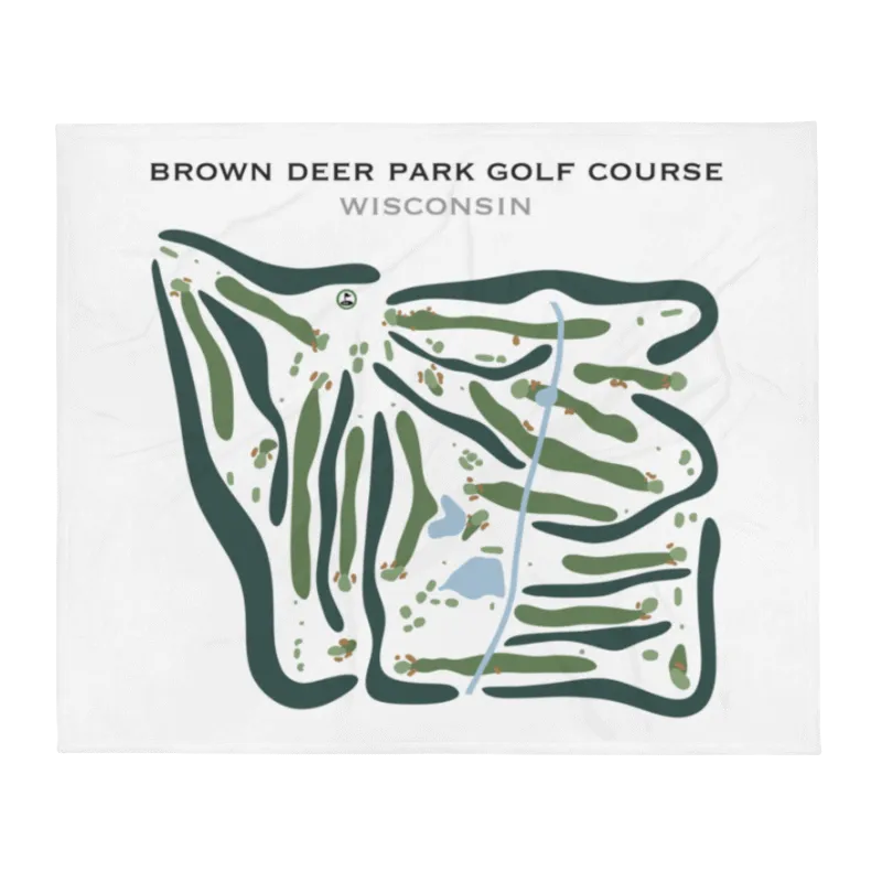 Brown Deer Park Golf Course, Wisconsin - Printed Golf Courses
