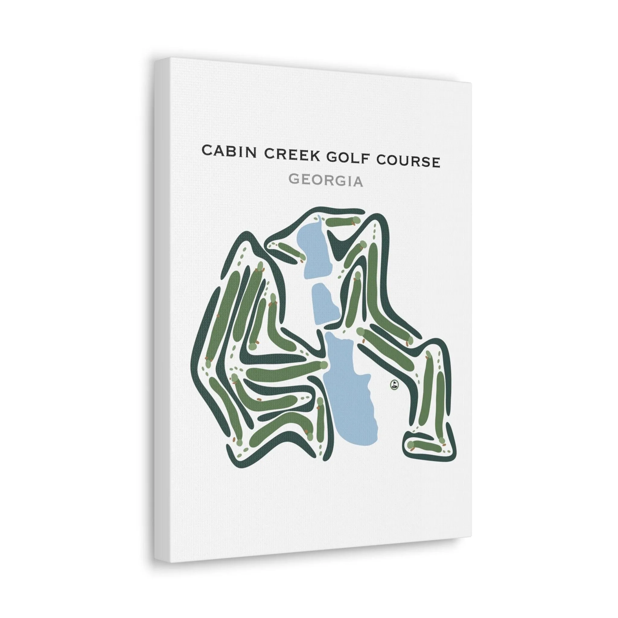Cabin Creek Golf Course, Georgia - Printed Golf Courses