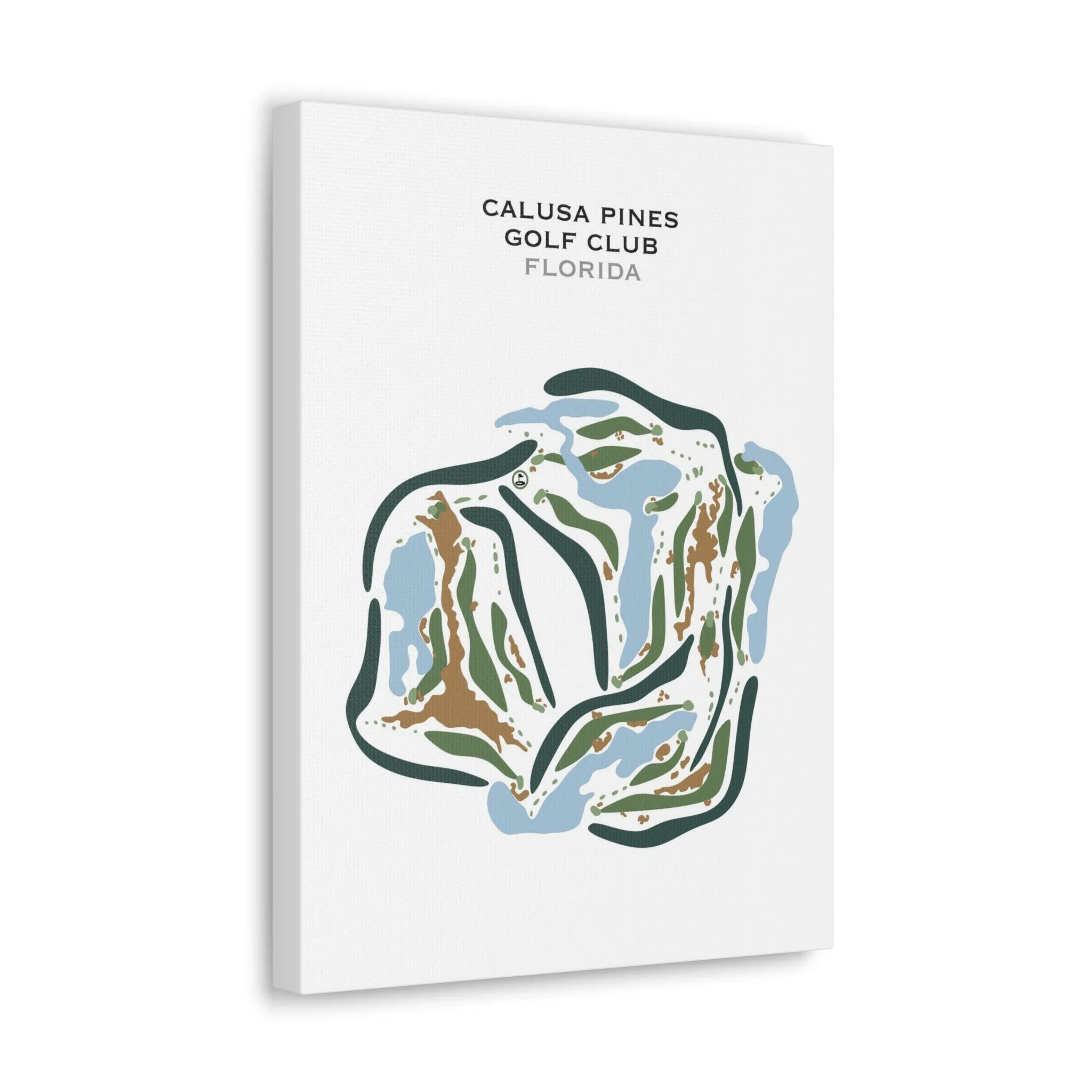 Calusa Pines Golf Club, Florida - Printed Golf Courses