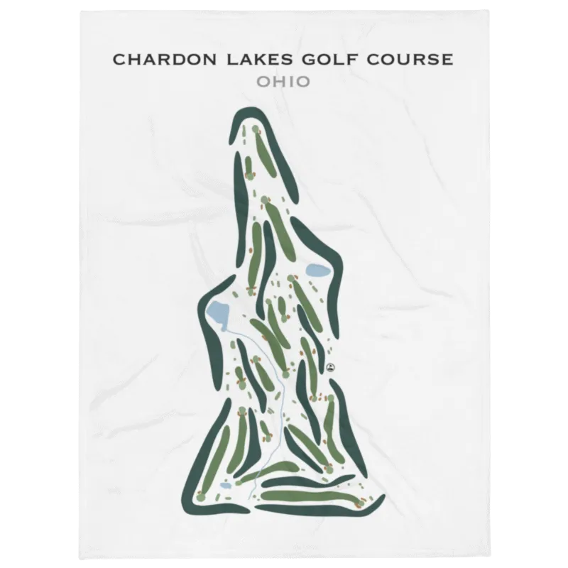 Chardon Lakes Golf Course, Ohio - Printed Golf Course