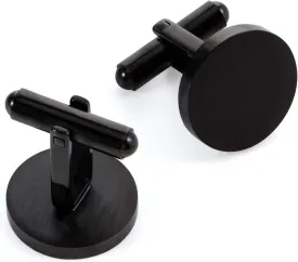 Cufflinks for Men, Driew Cufflinks Blank Cufflink Cuff Links men Flat Pad Blank Setting Tray 1 Pair,Round