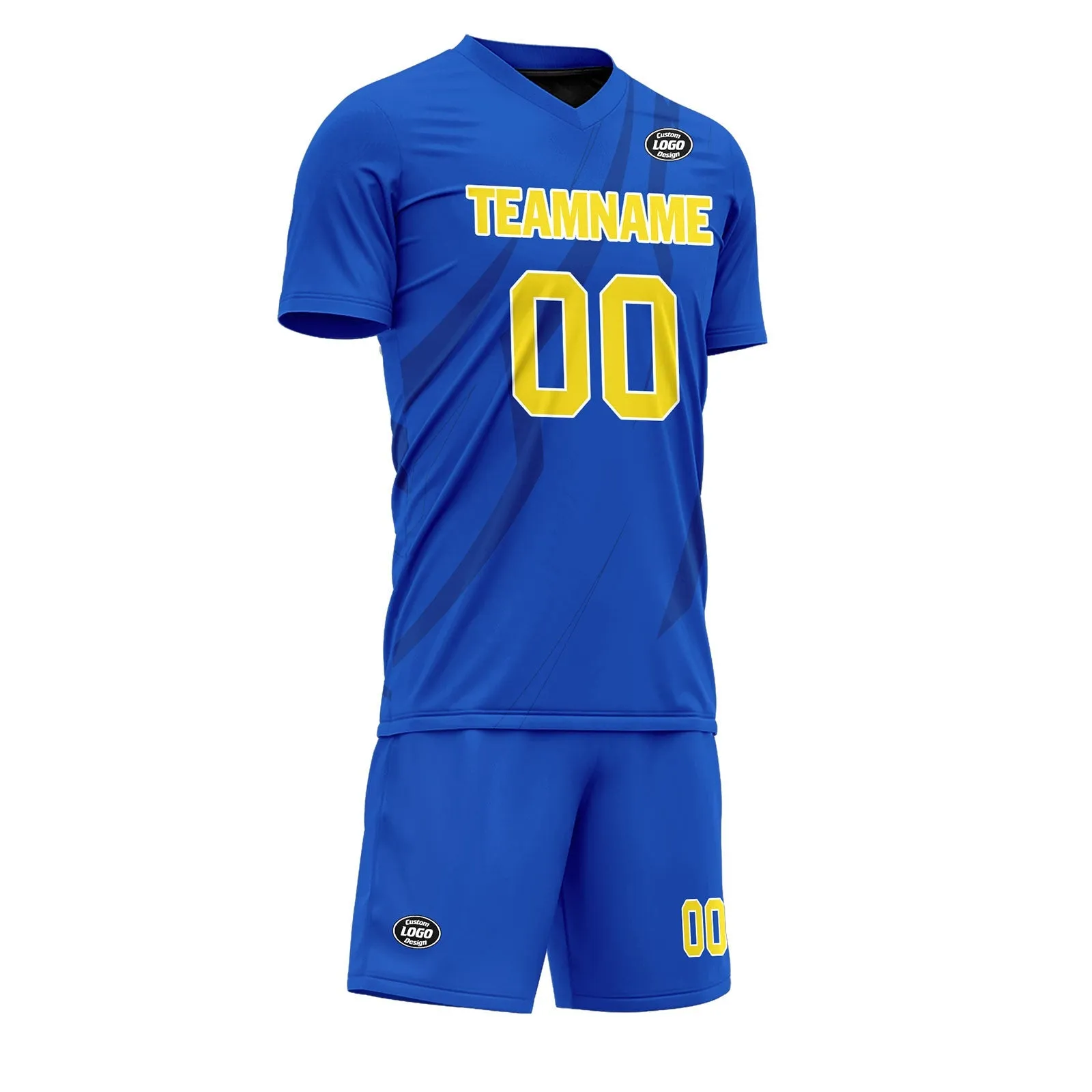 Custom Blue Soccer Sets Jersey Personalized SCJ101-D28048