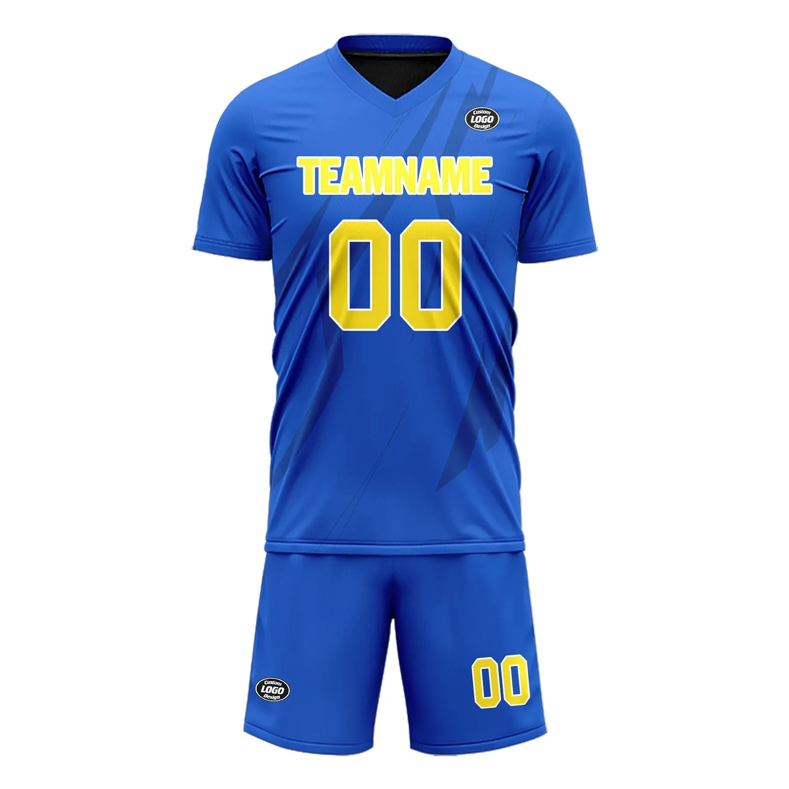 Custom Blue Soccer Sets Jersey Personalized SCJ101-D28048