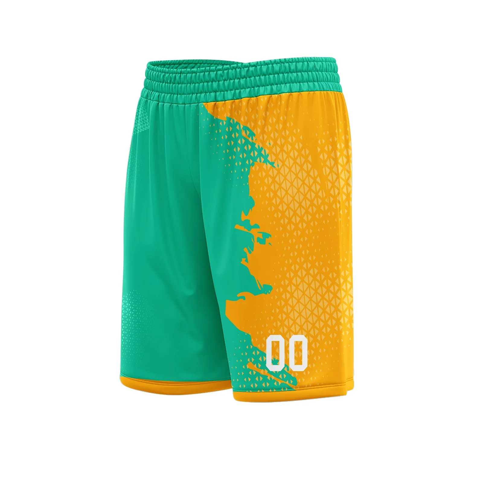Custom Green Yellow Soccer Sets Jersey Personalized SCJ101-D020210-6
