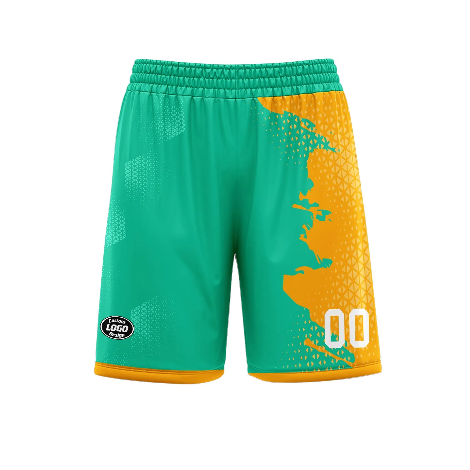 Custom Green Yellow Soccer Sets Jersey Personalized SCJ101-D020210-6