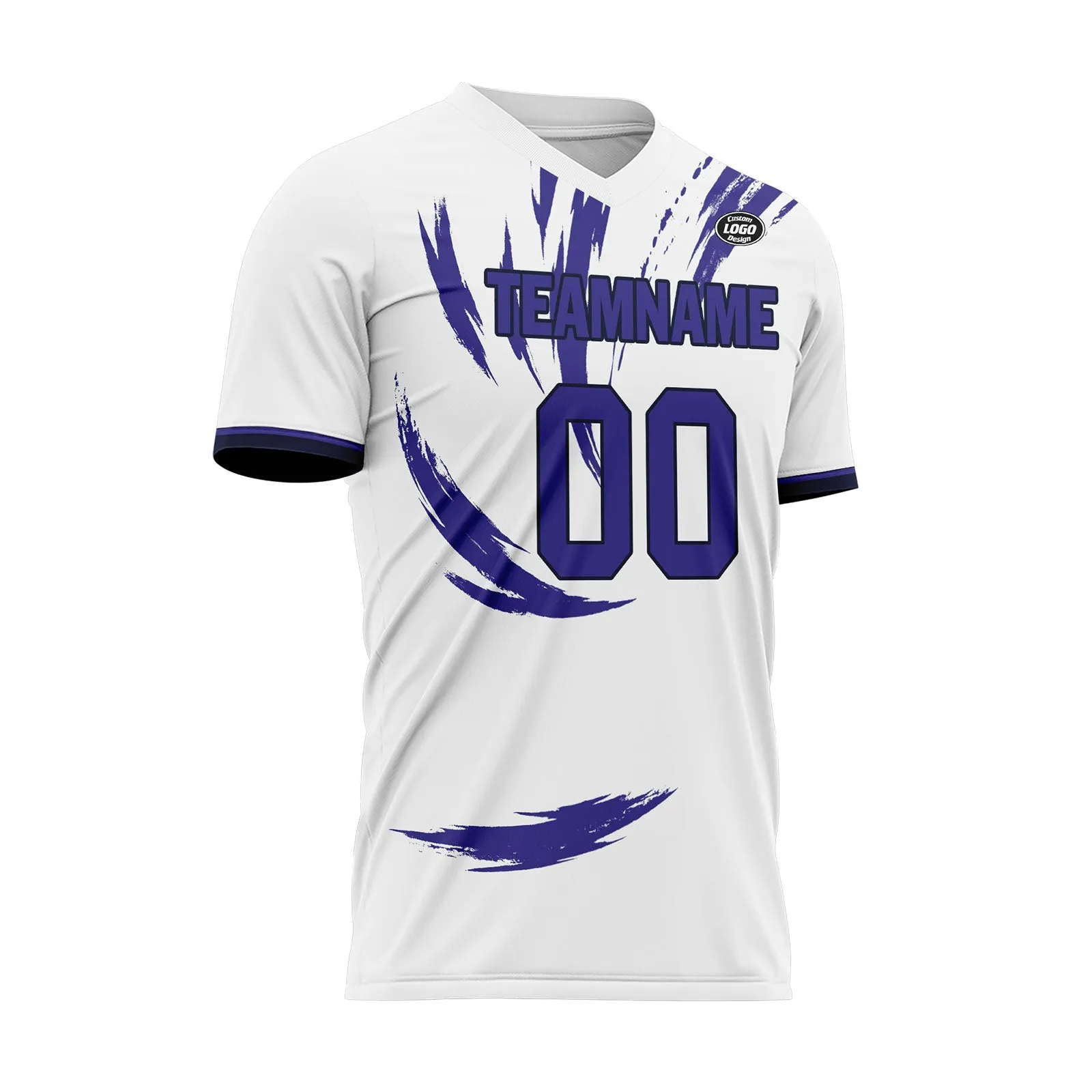 Custom White Purple Soccer Sets Jersey Personalized SCJ101-D28041
