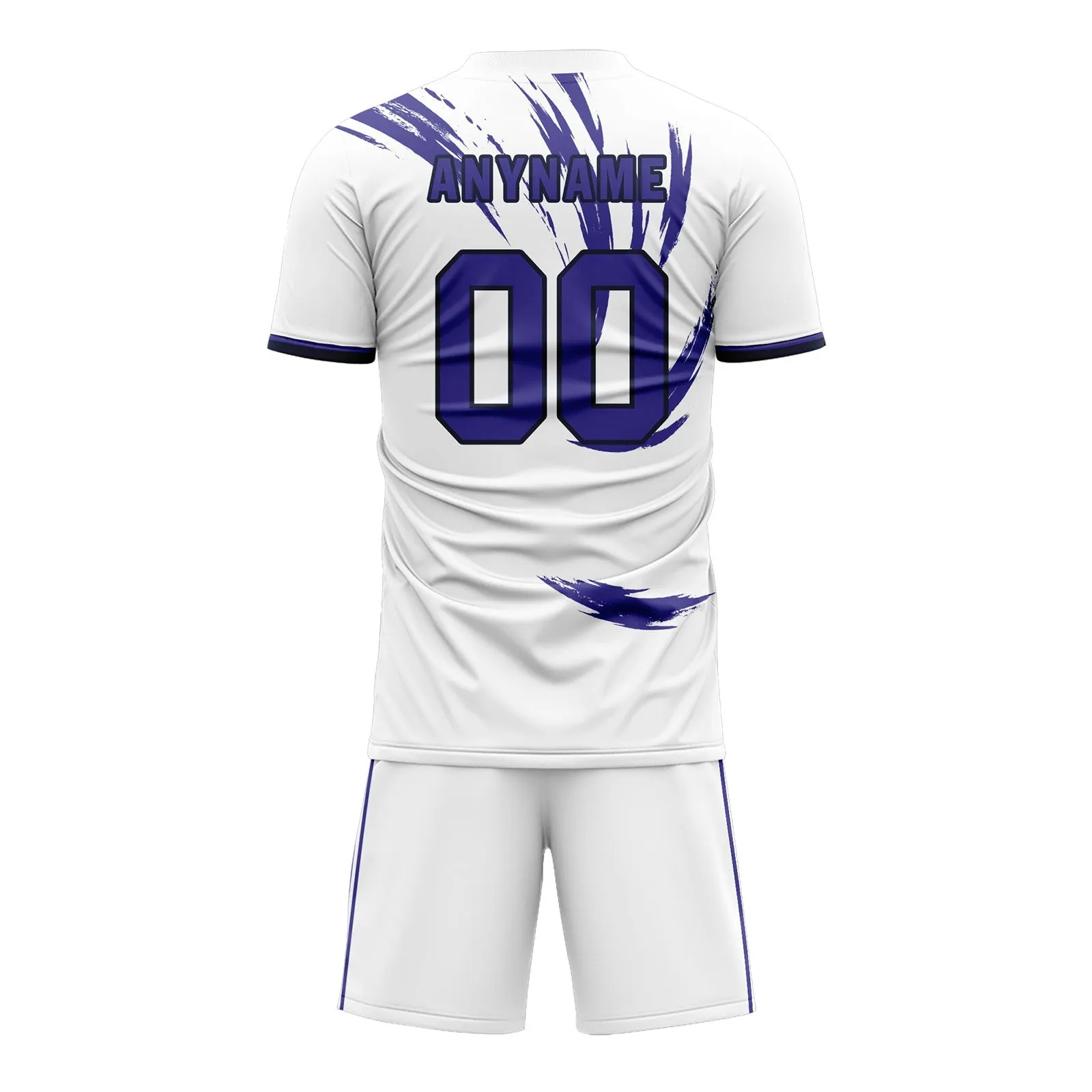Custom White Purple Soccer Sets Jersey Personalized SCJ101-D28041