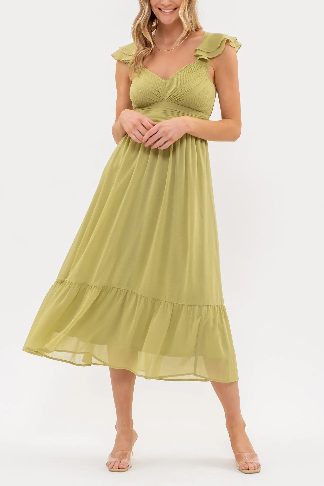Denise Flowy Midi Dress