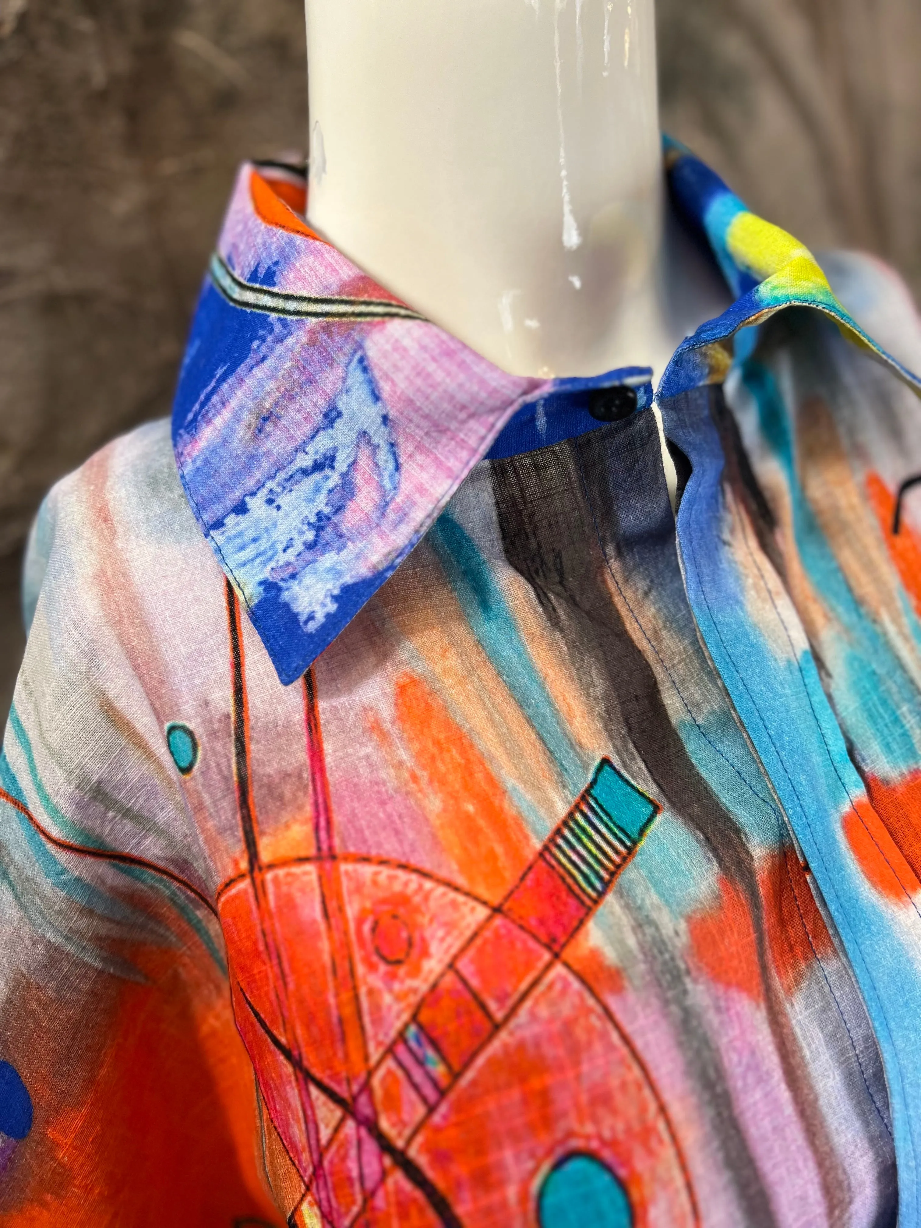 FCBS-166 Kandinsky Cotton Shirt