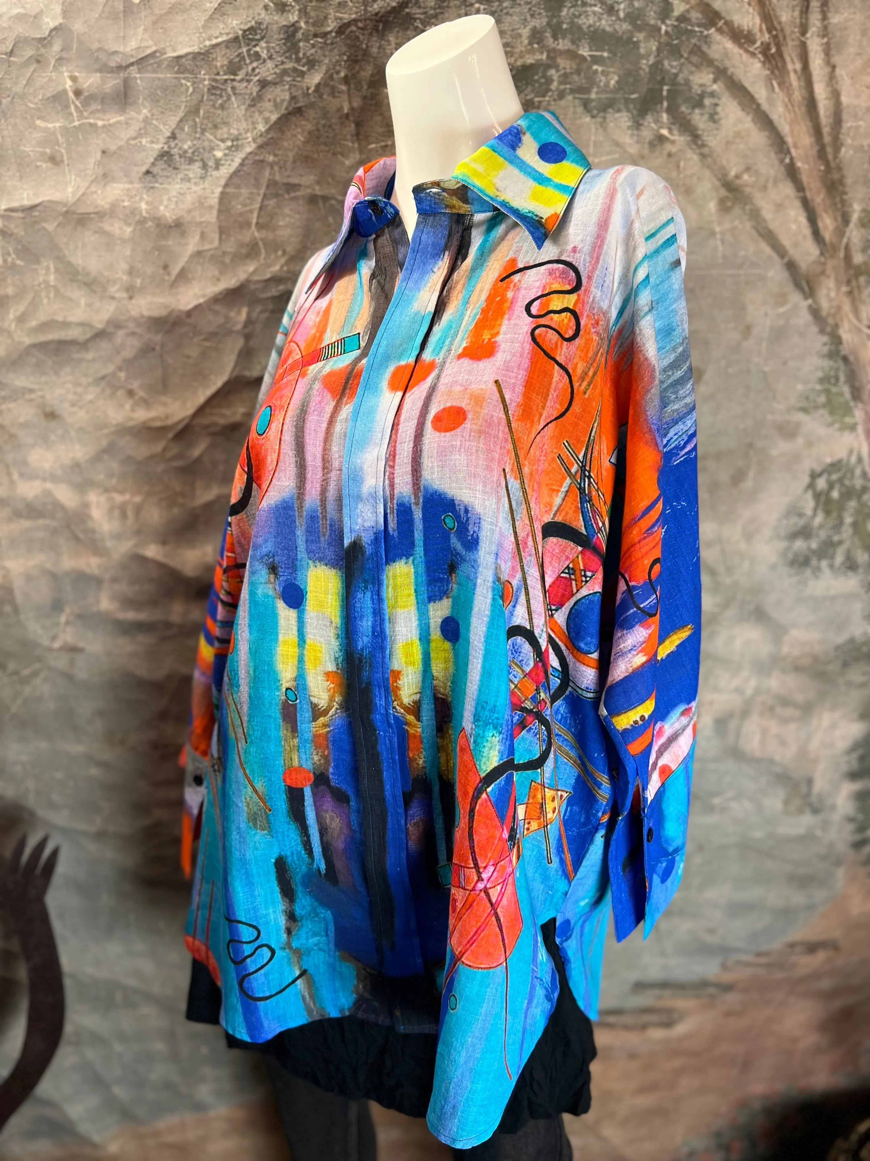 FCBS-166 Kandinsky Cotton Shirt