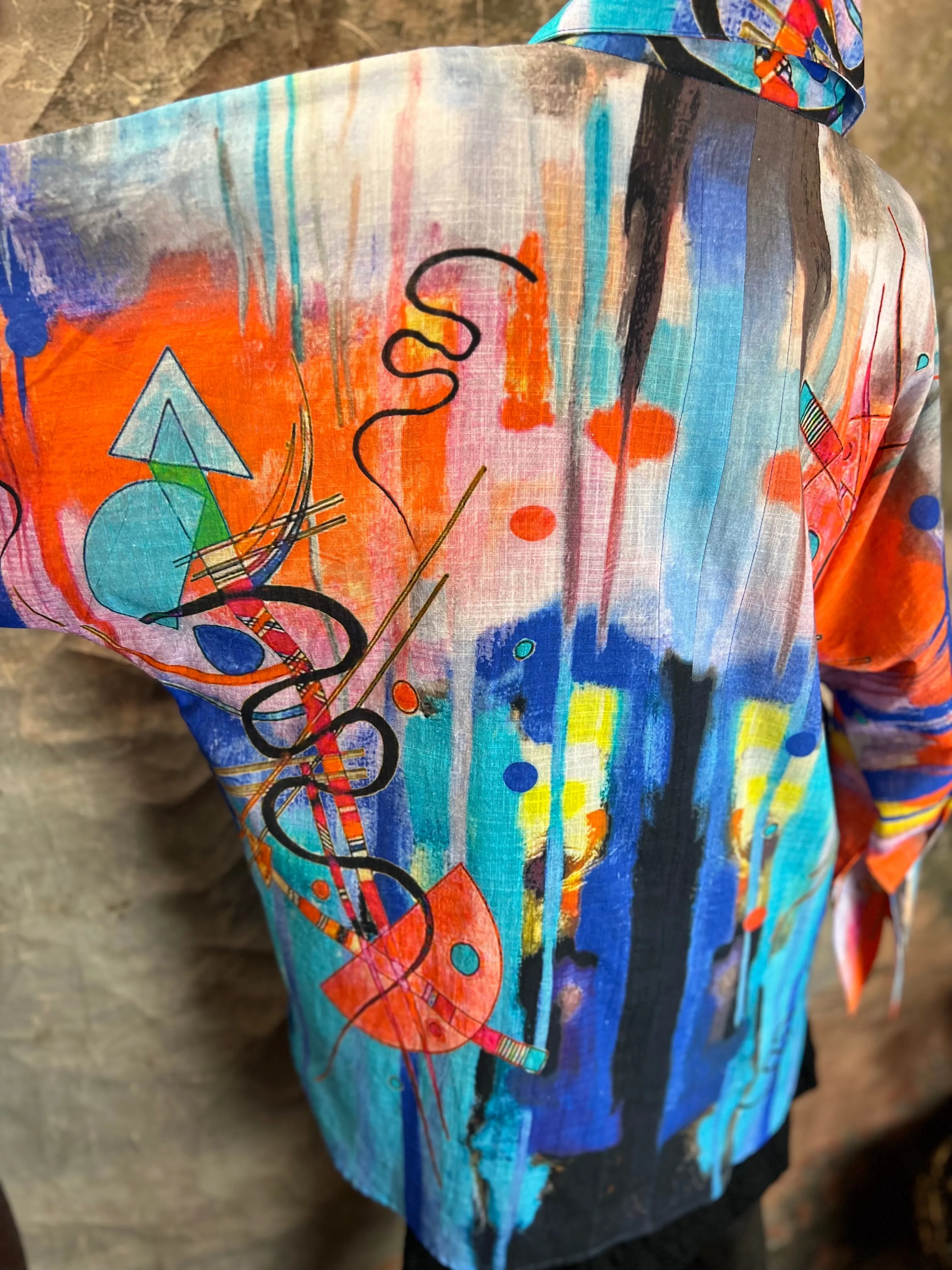 FCBS-166 Kandinsky Cotton Shirt