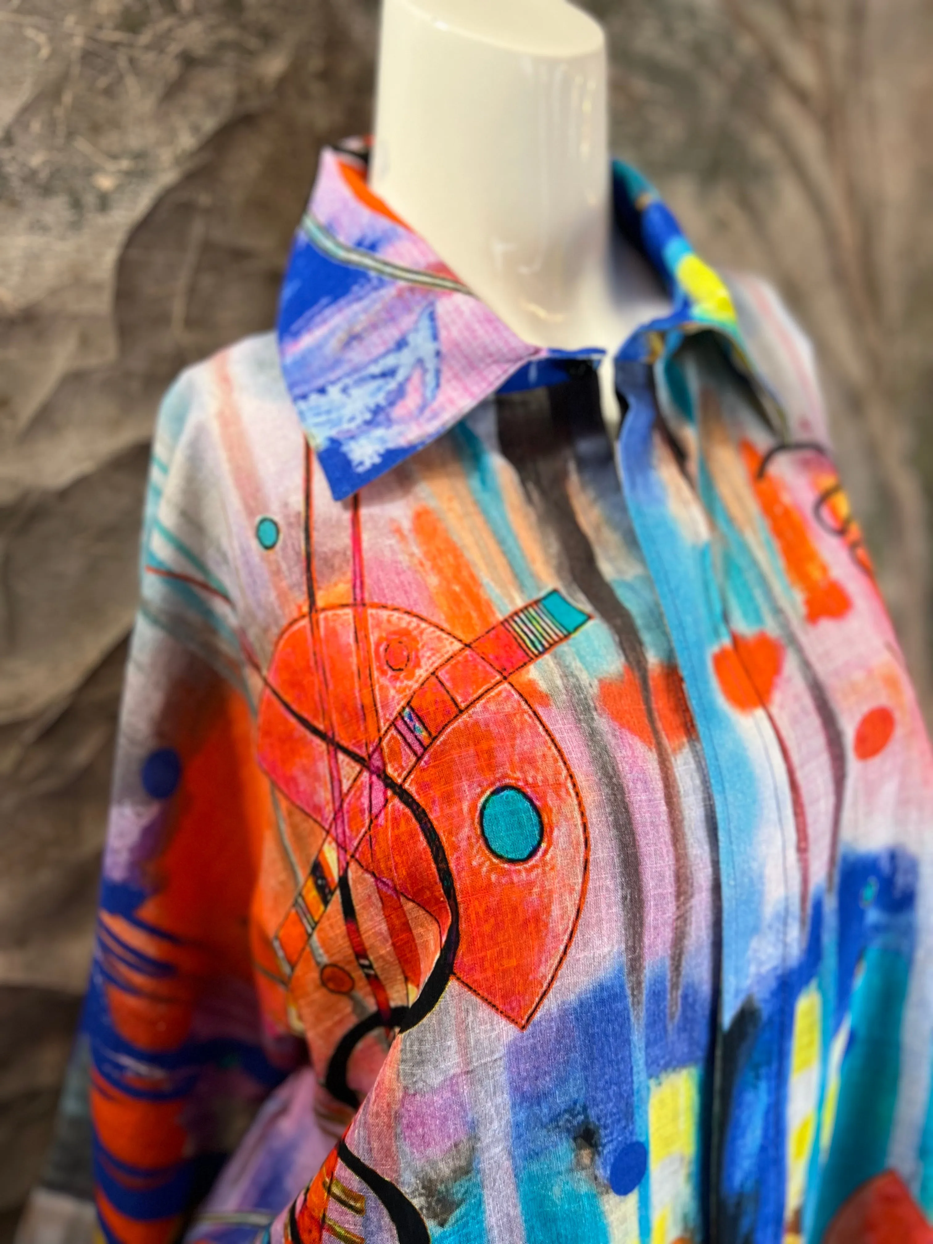 FCBS-166 Kandinsky Cotton Shirt