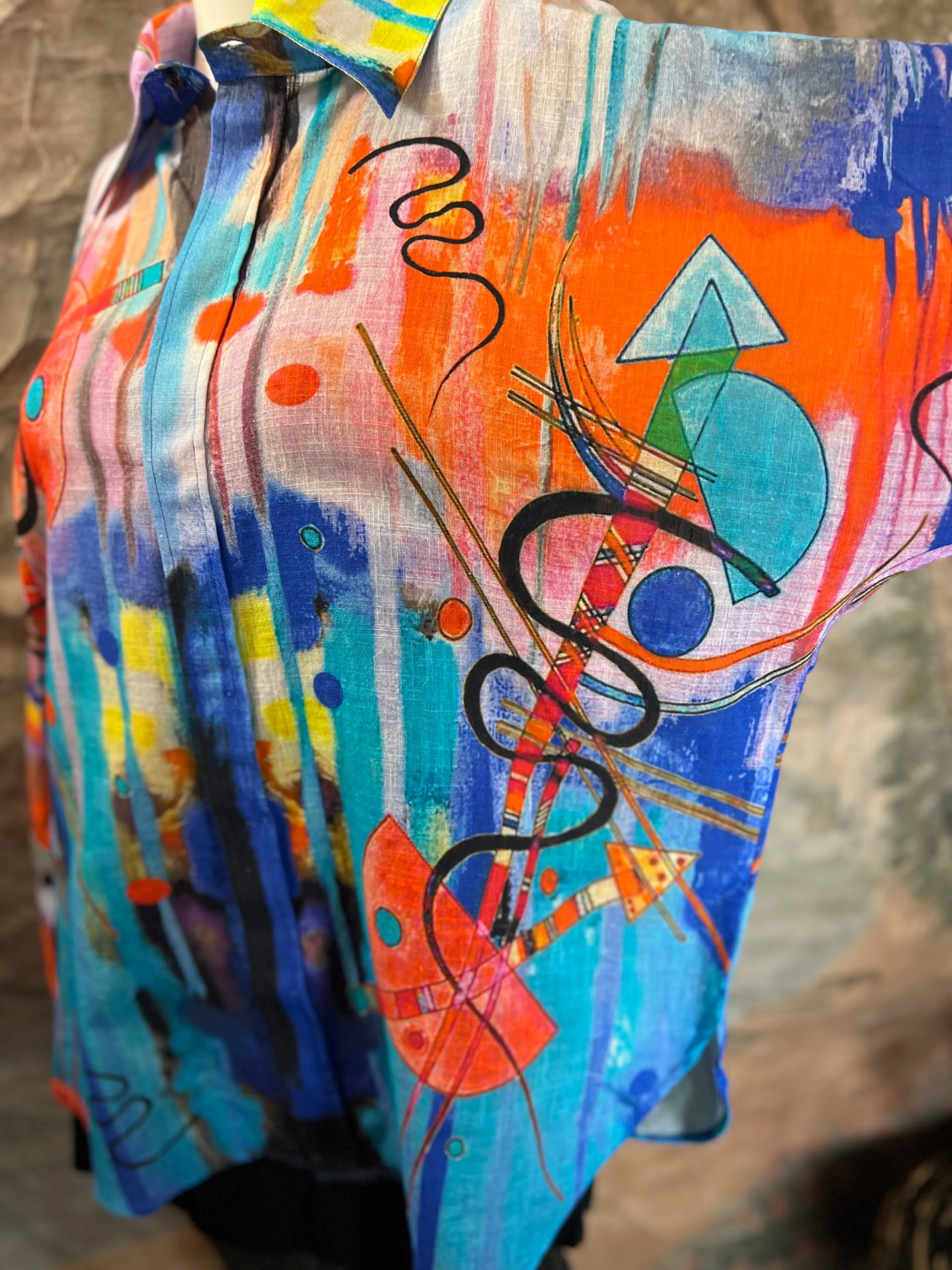 FCBS-166 Kandinsky Cotton Shirt