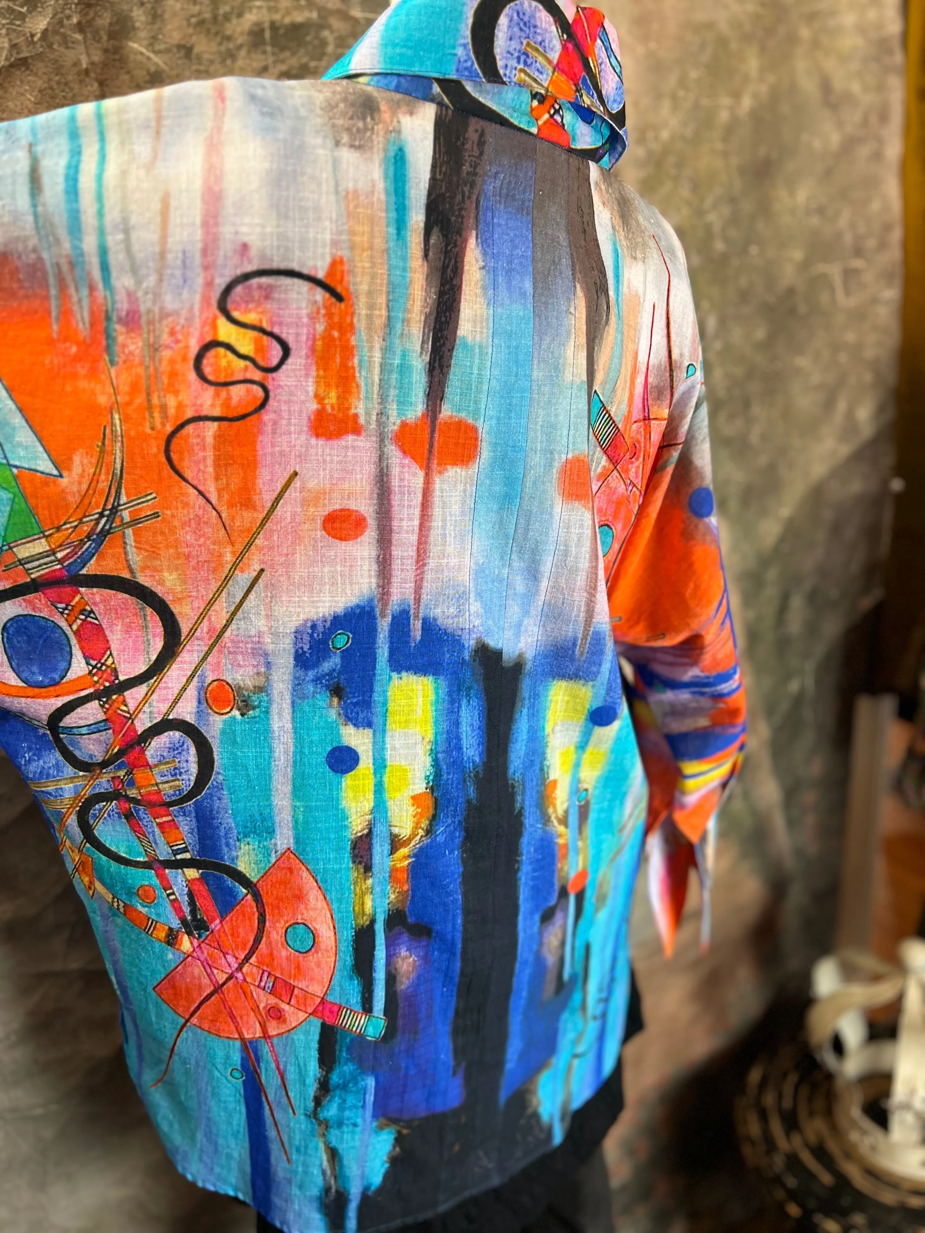 FCBS-166 Kandinsky Cotton Shirt