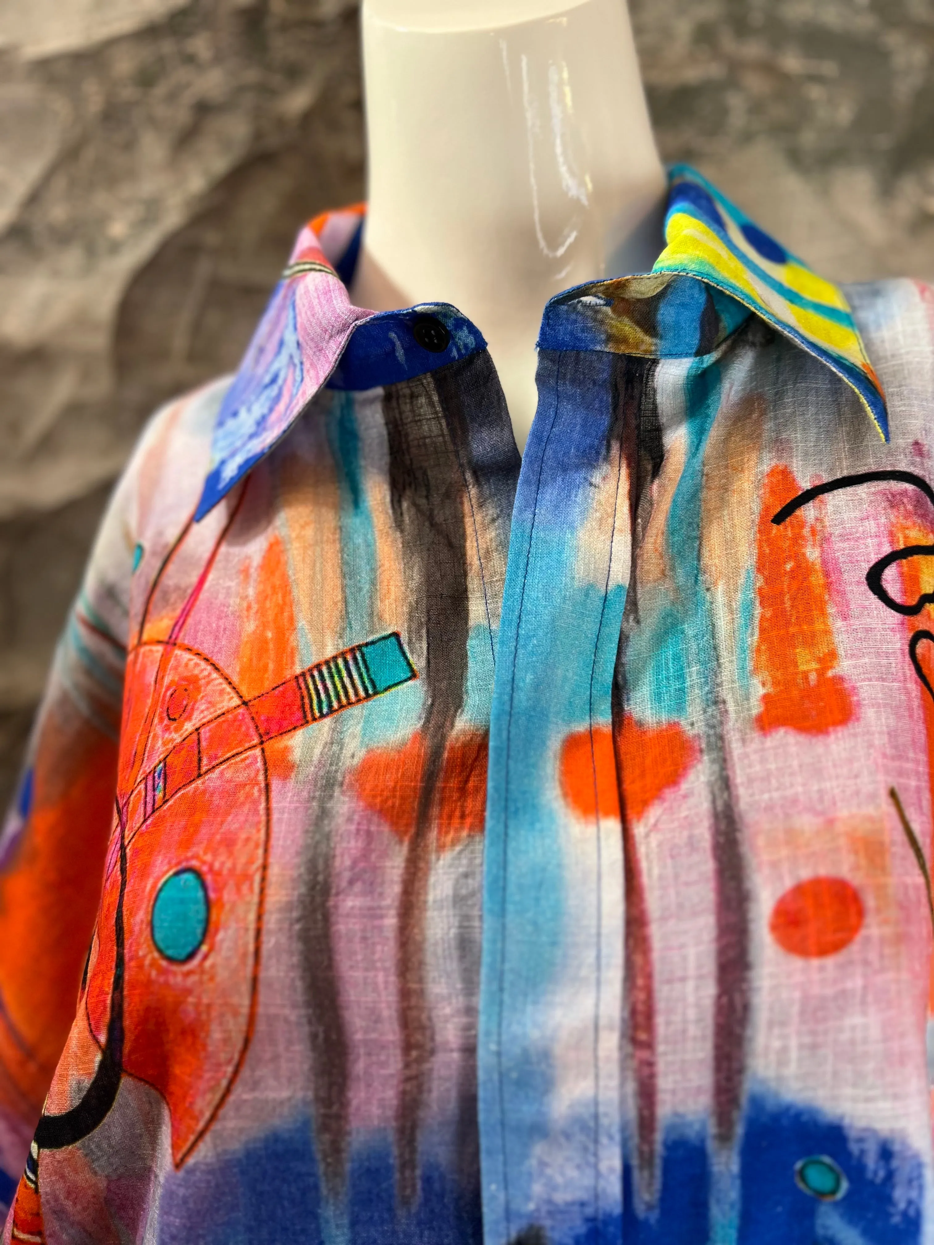 FCBS-166 Kandinsky Cotton Shirt