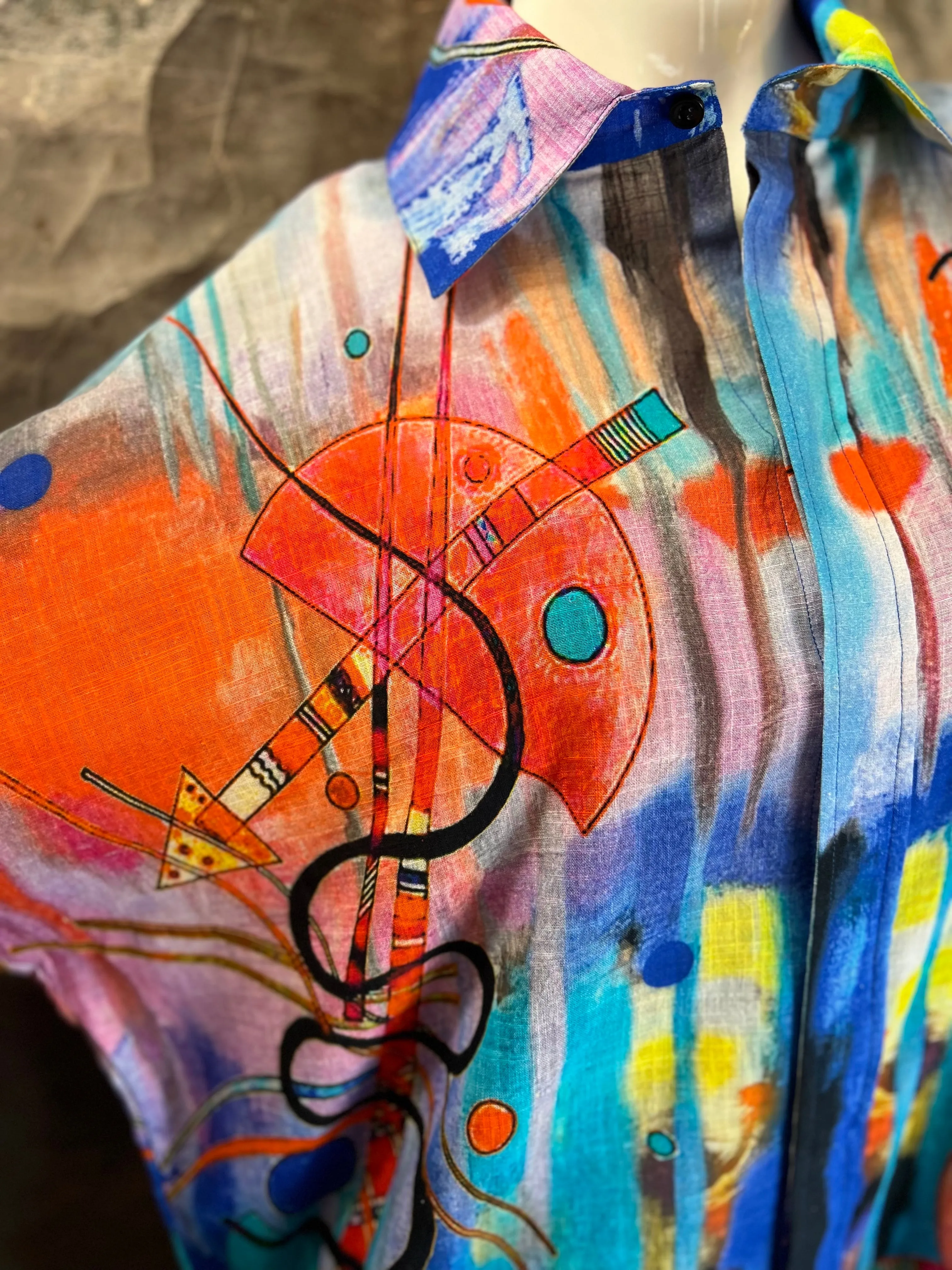 FCBS-166 Kandinsky Cotton Shirt