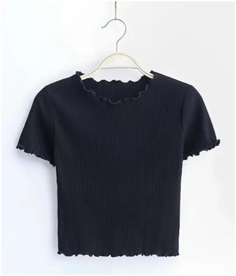 Girl's Cotton Crop Top