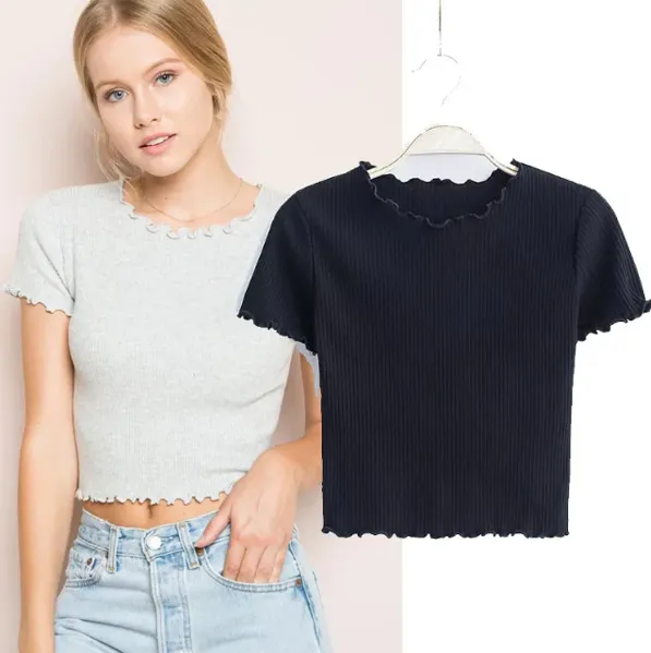 Girl's Cotton Crop Top