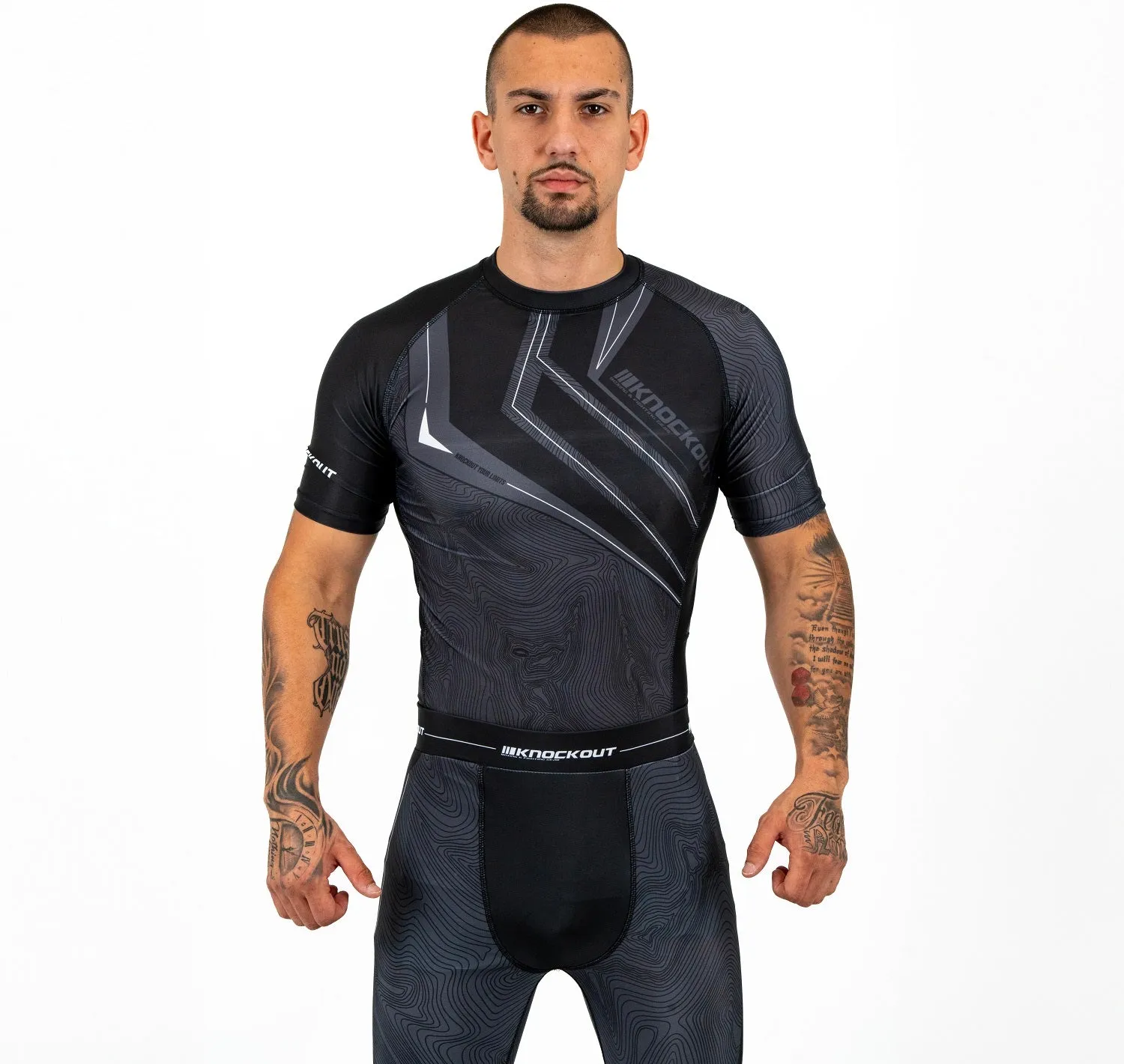 Knockout Fusion Rashguard- Short Sleeve
