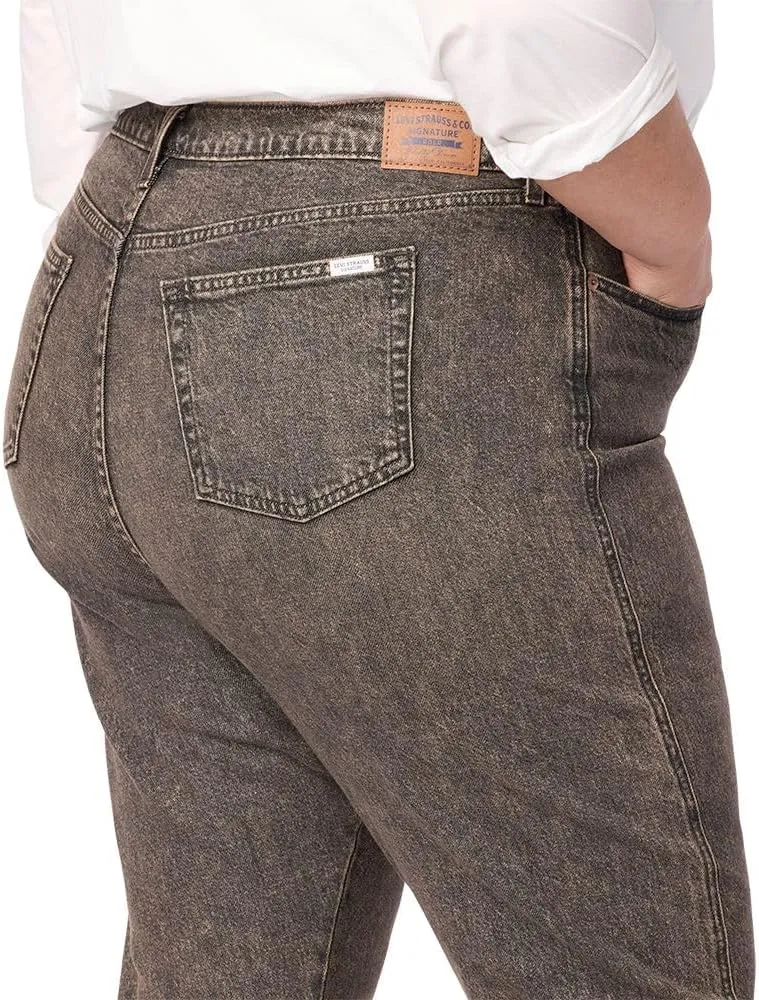 Levi Strauss Signature Gold Women's Size Heritage High Rise Straight (Standard and Plus)
