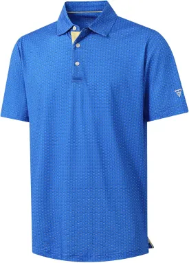 M MAELREG Boys Polo Shirt Short Sleeve Performance Dry Fit Stretch Funny Print Active Casual Collared Golf Shirts for Boy