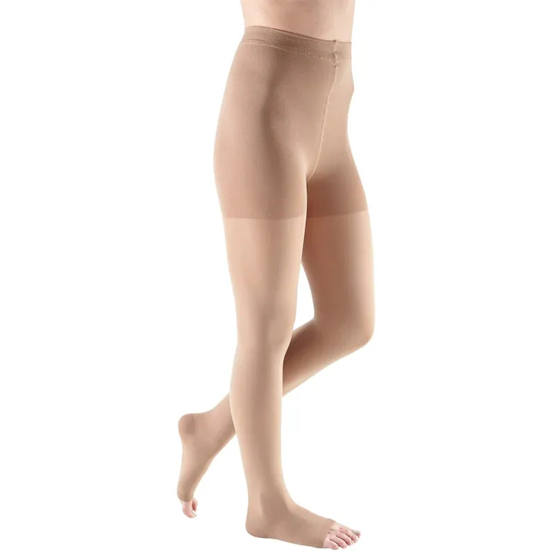 Medi Comfort 30-40mmHg Open Toe Panty w/Adjustable Waist Band - Petite