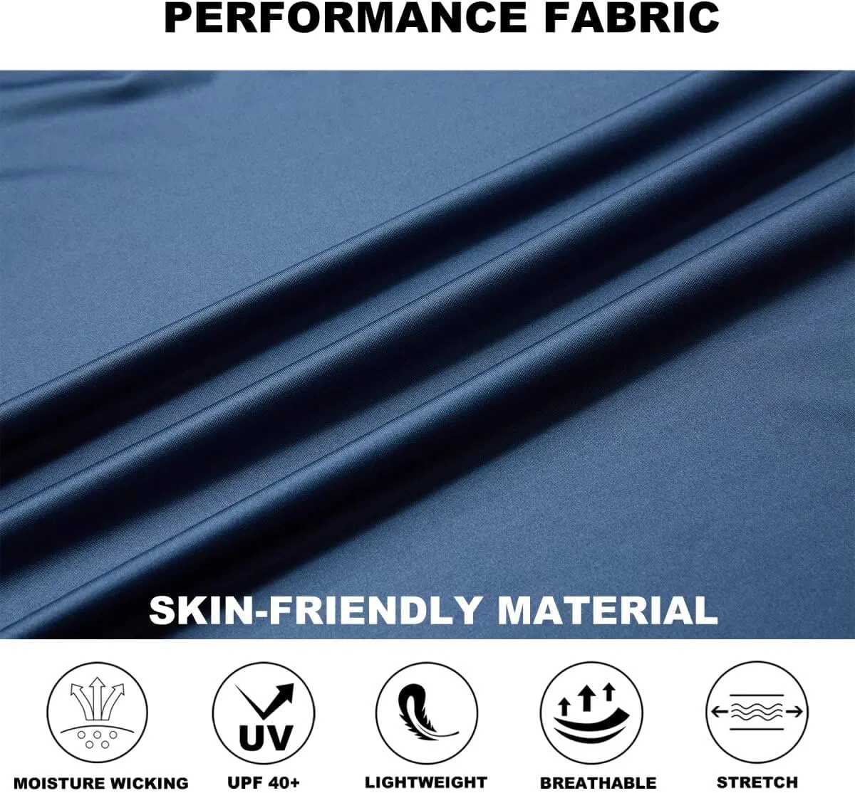 Mens Golf Shirts Dry Fit Short Sleeve Casual Performance Solid Collared Polo Shirts for Men