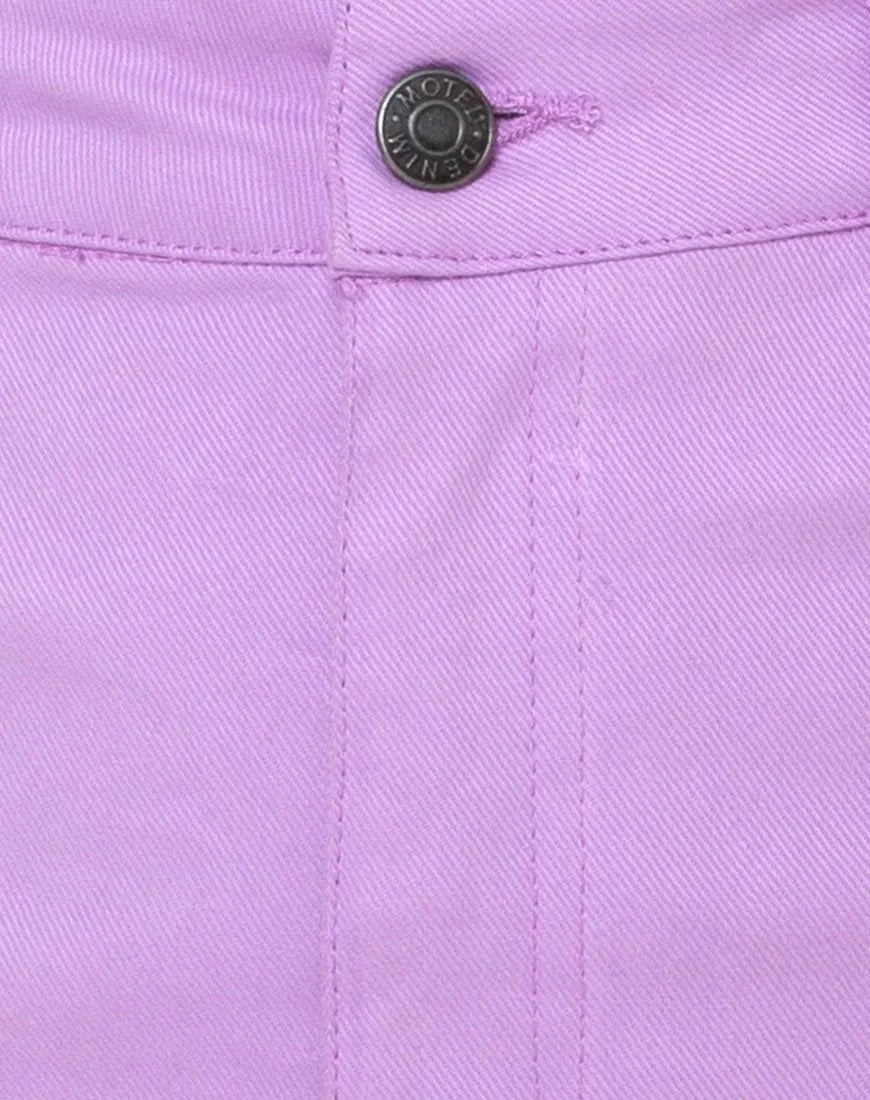 Mini Broomy Skirt in Lavender