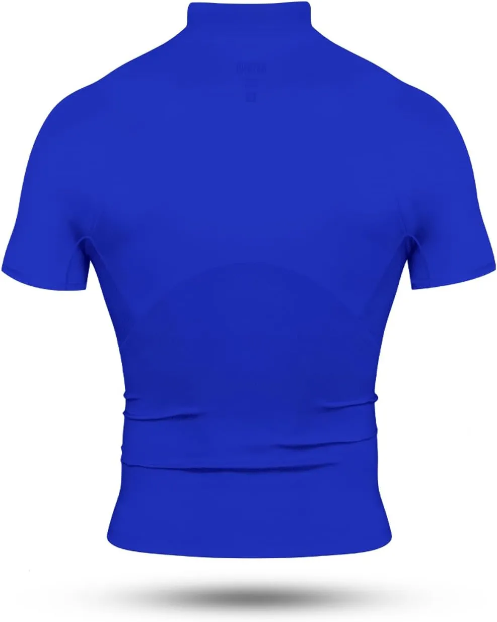 Nxtrnd Men's Turtleneck Compression T-Shirt, Short Sleeve Mock Neck