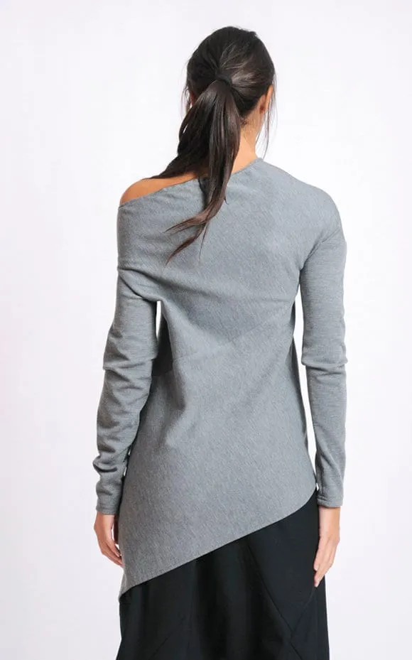Open Shoulder Zipped Tunic