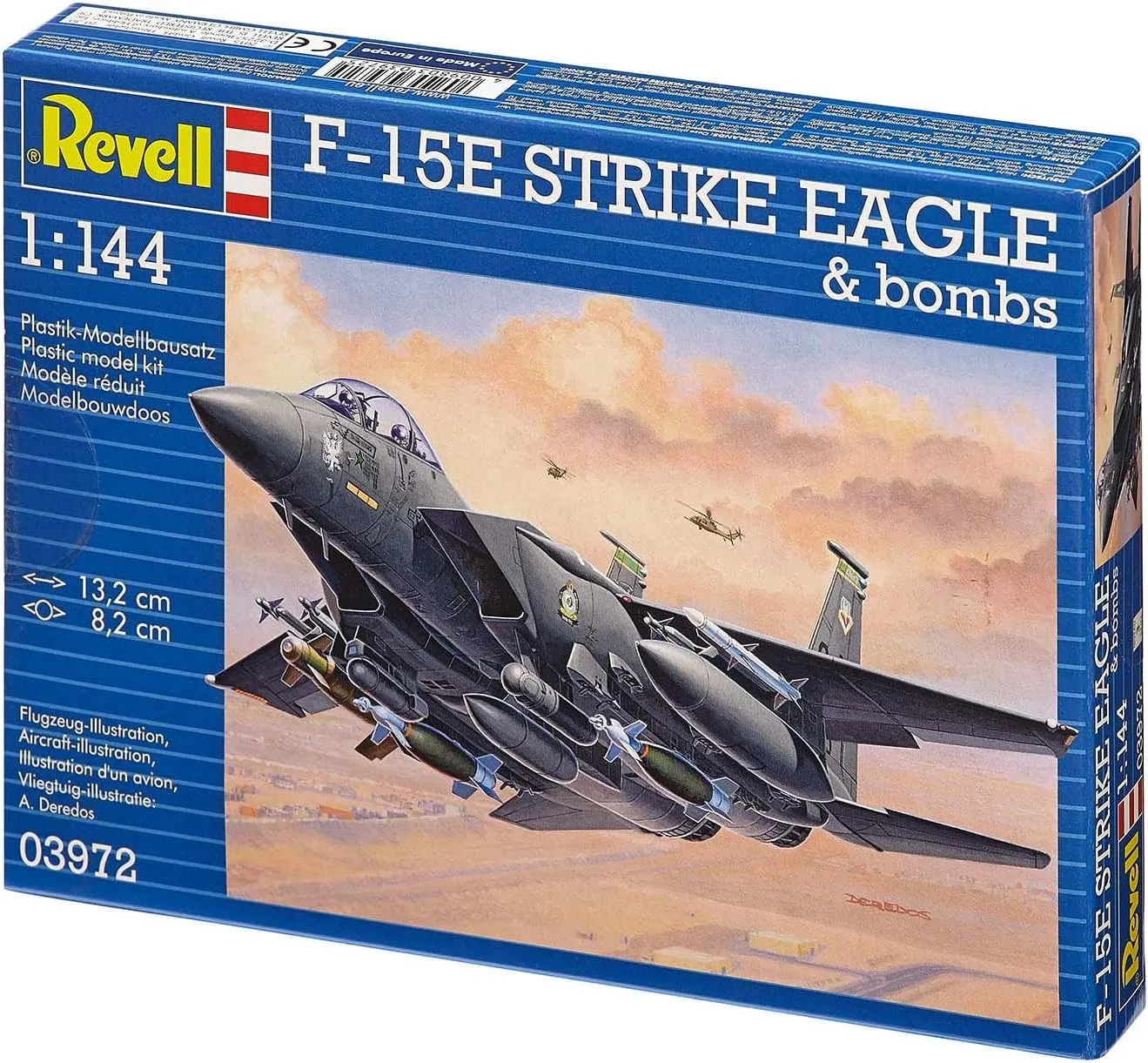 Revell 03972 F-15E Strike Eagle & bombs 1:144 Scale Unbuilt/Unpainted Plastic Model Kit