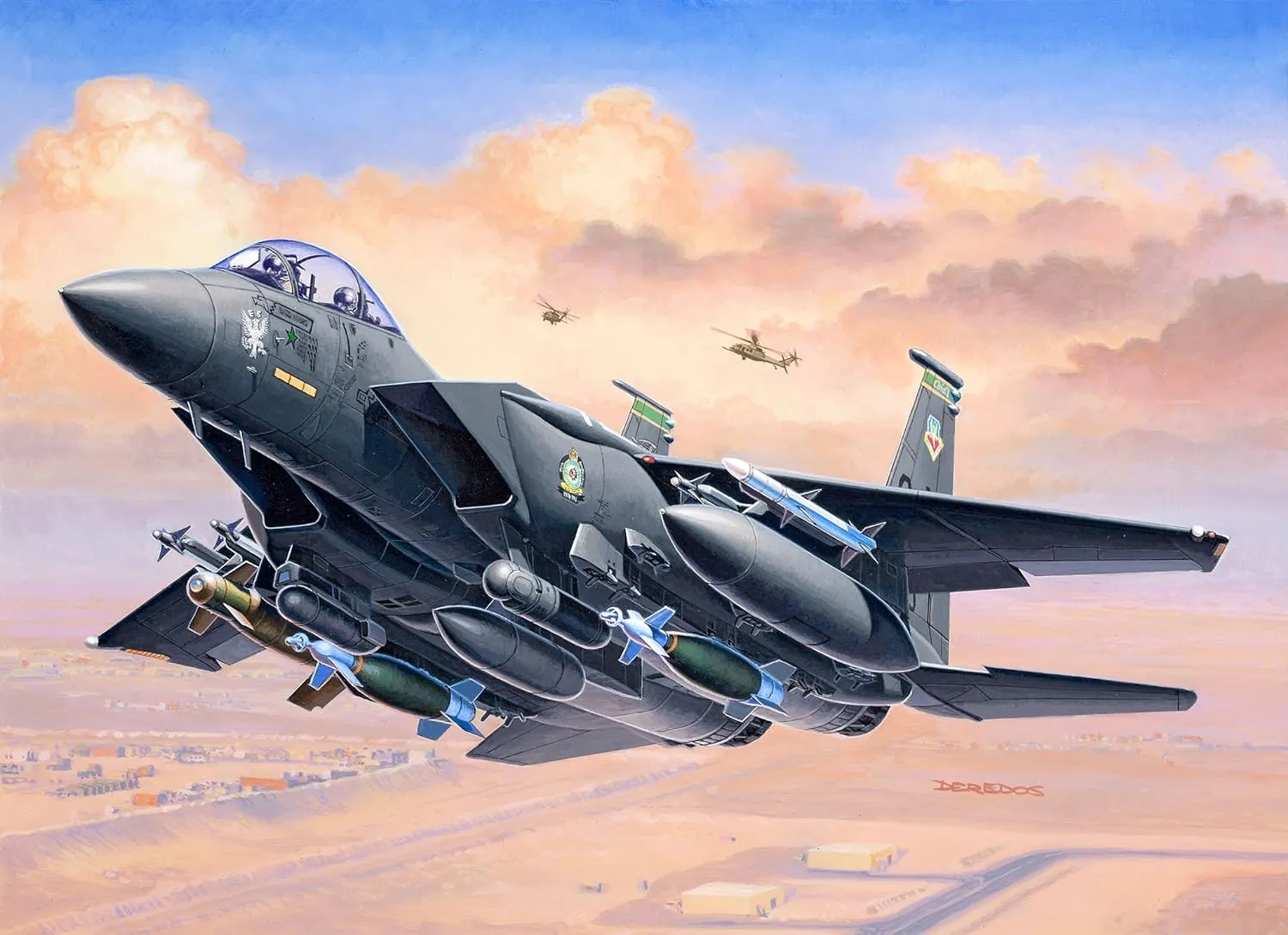 Revell 03972 F-15E Strike Eagle & bombs 1:144 Scale Unbuilt/Unpainted Plastic Model Kit