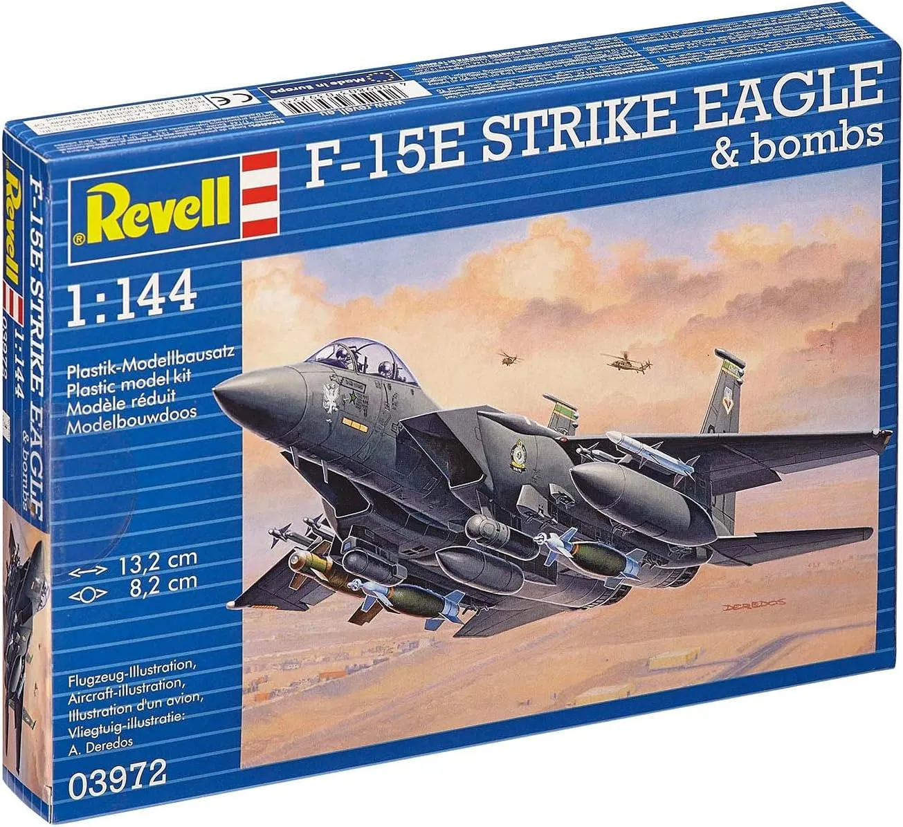 Revell 03972 F-15E Strike Eagle & bombs 1:144 Scale Unbuilt/Unpainted Plastic Model Kit