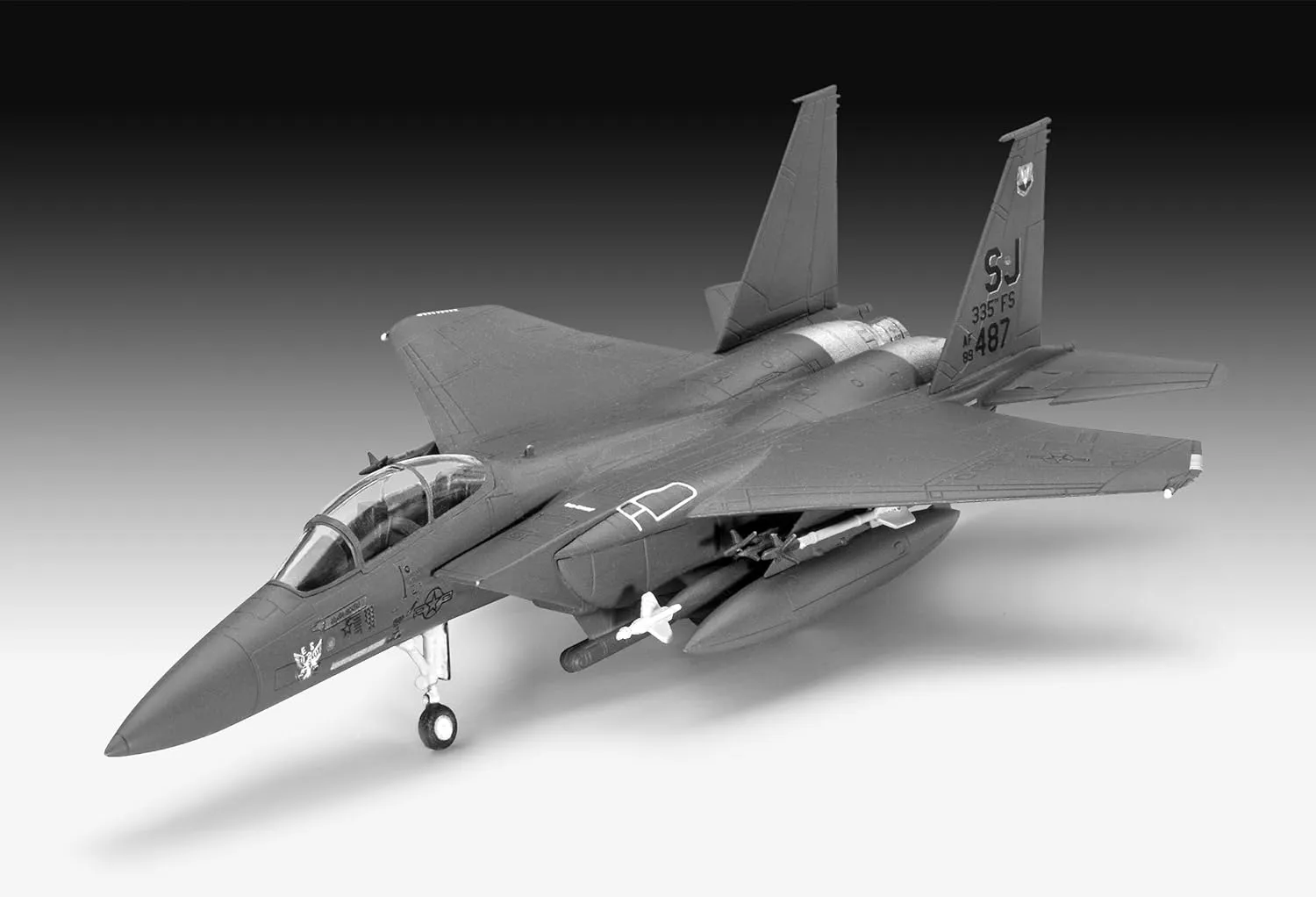 Revell 03972 F-15E Strike Eagle & bombs 1:144 Scale Unbuilt/Unpainted Plastic Model Kit