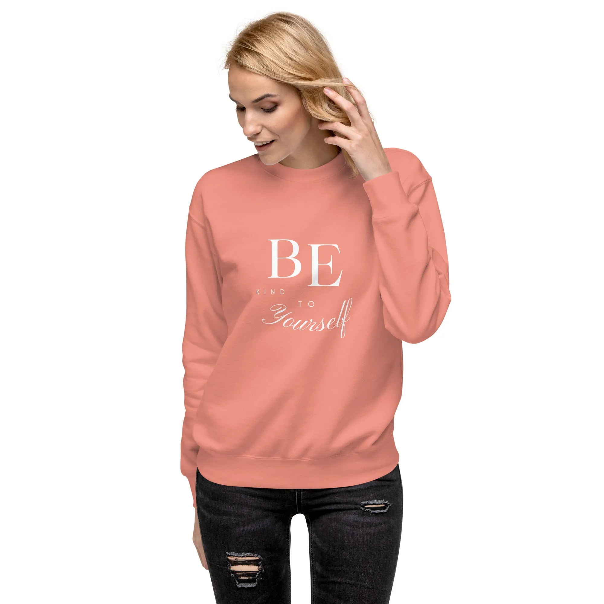 Uplifting Graphic Sweatshirt, Unisex Premium Sweatshirt, Empowering Quote for Everyday Wear, Empowering Positive Message,