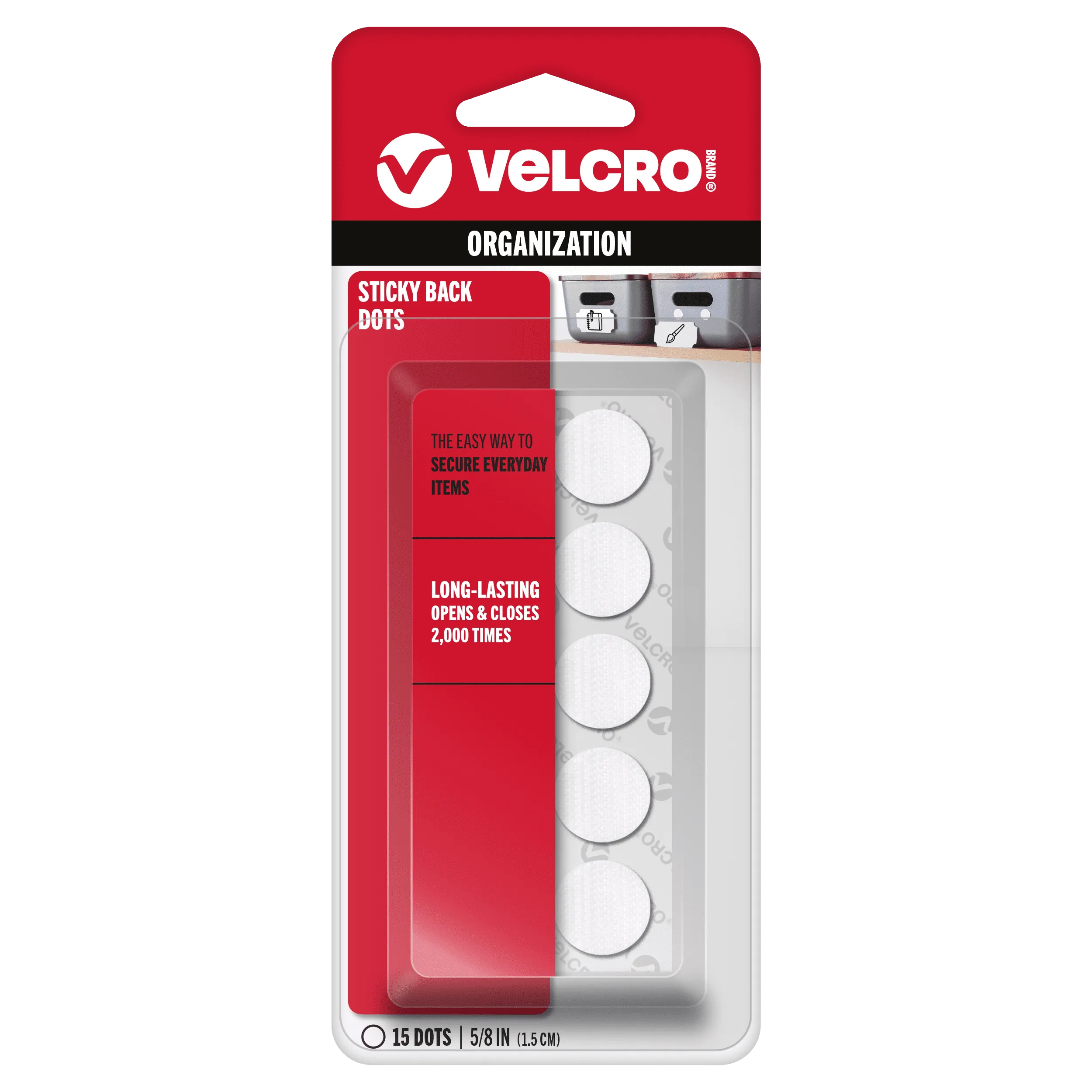 VELCRO® Brand Sticky Back Coins