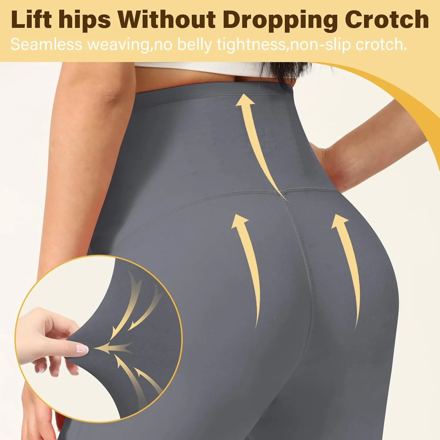 Women's Maternity Leggings Over The Belly Pregnancy with Pockets Yoga Pants Active Wear Tights Pants Workout
